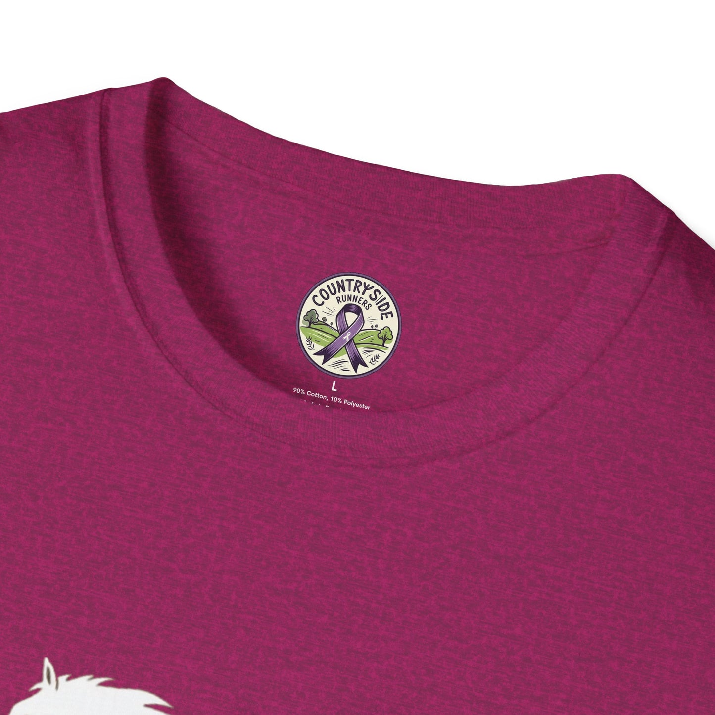 Alley Cat Vigue Equine LLC Merch for Countryside Runners- soft style t-shirt