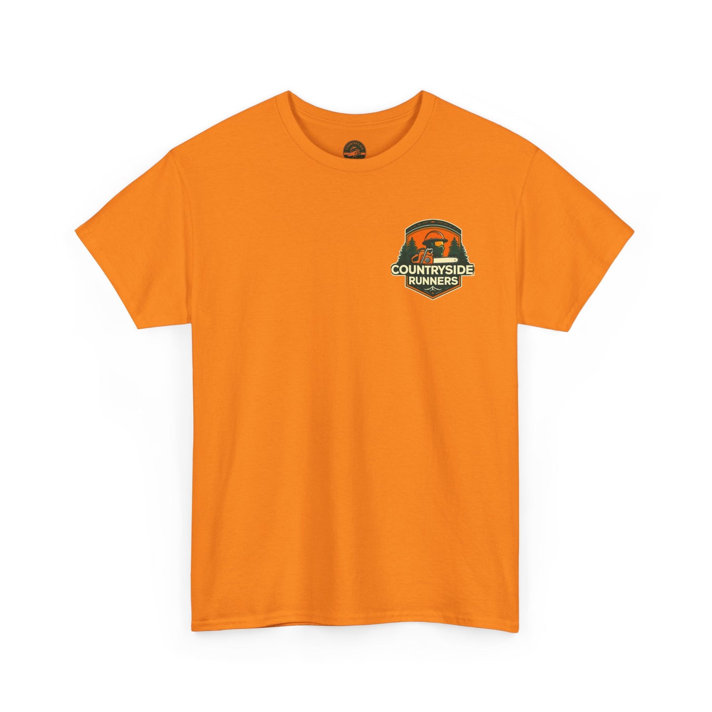 Blue collar line- Countryside Runners Heavy Cotton Tee, Running Shirt, Unisex T-Shirt, Sports Apparel, Outdoor Activity Gear, Gift for Runners