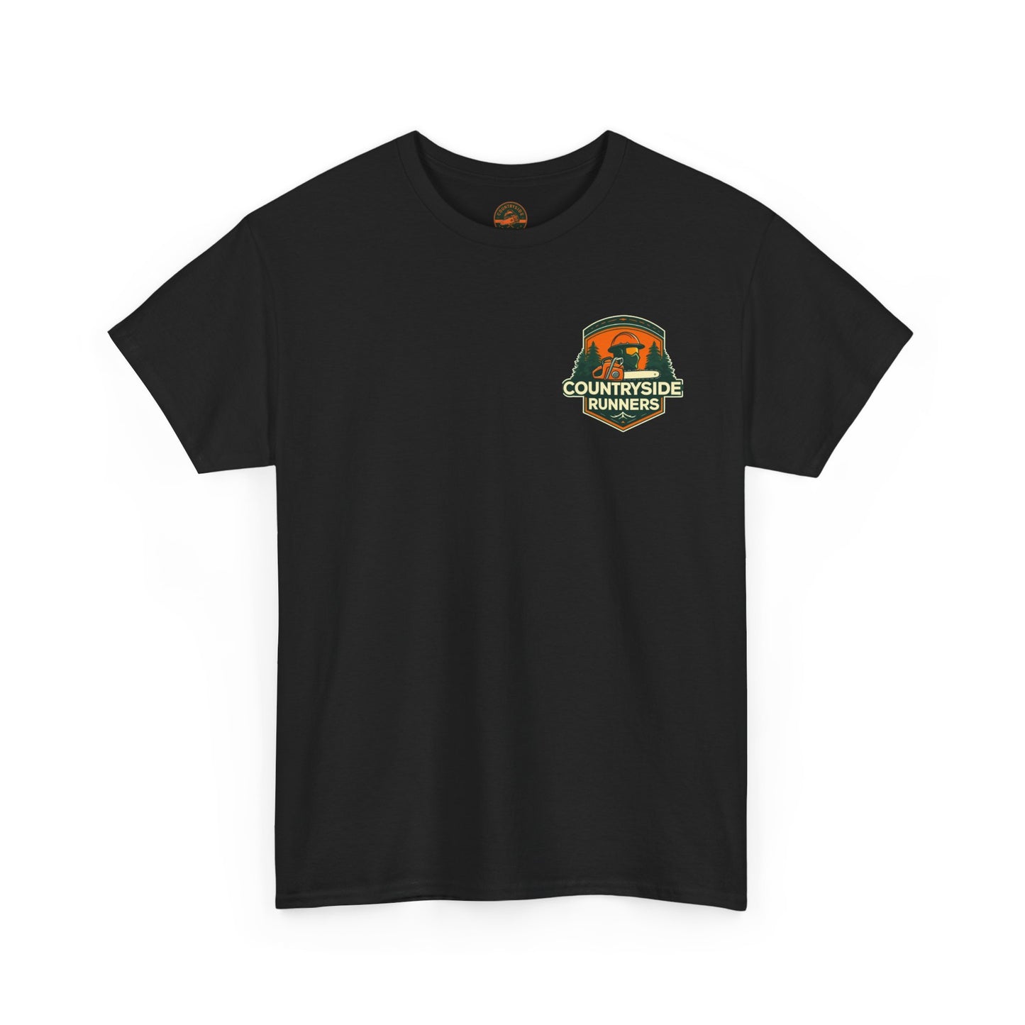 Blue collar line- Countryside Runners Heavy Cotton Tee, Running Shirt, Unisex T-Shirt, Sports Apparel, Outdoor Activity Gear, Gift for Runners