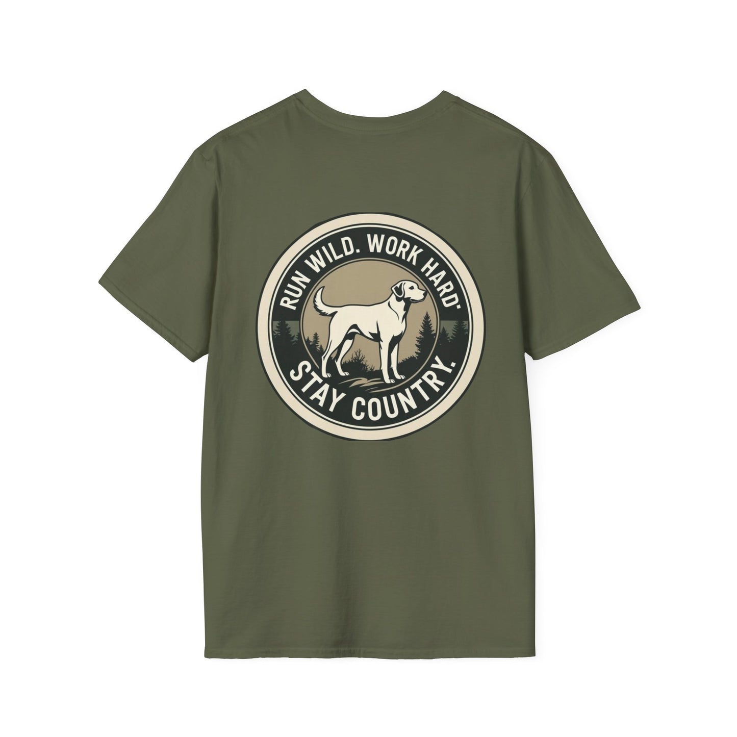 Countryside Runners Unisex Softstyle T-Shirt | Outdoor Adventure Tee, Nature Lover Shirt, Gift for Dog Owners, Running Apparel, Casual Wear