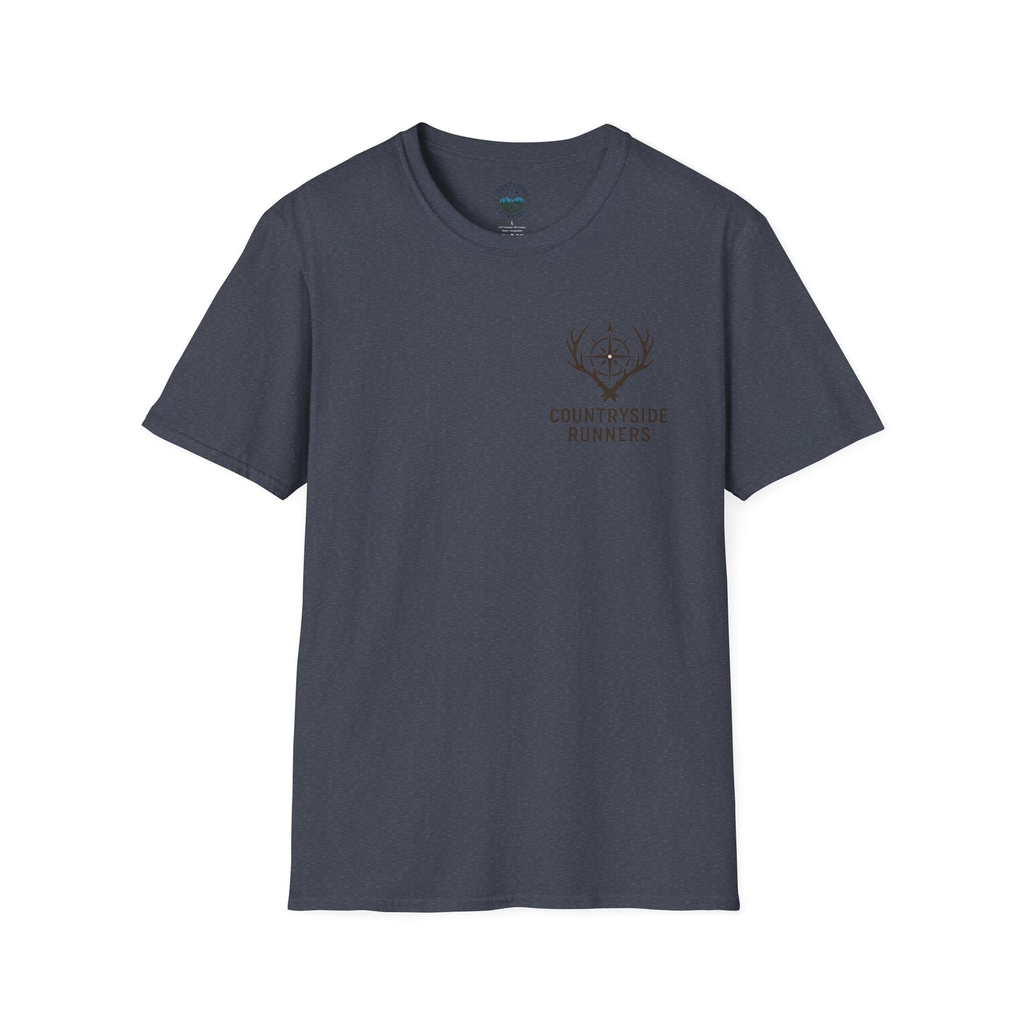 Countryside Runners T-Shirt, Rustic Outdoor Apparel, Gift for Dog Lovers, Hiking Shirt, Country Life Fashion