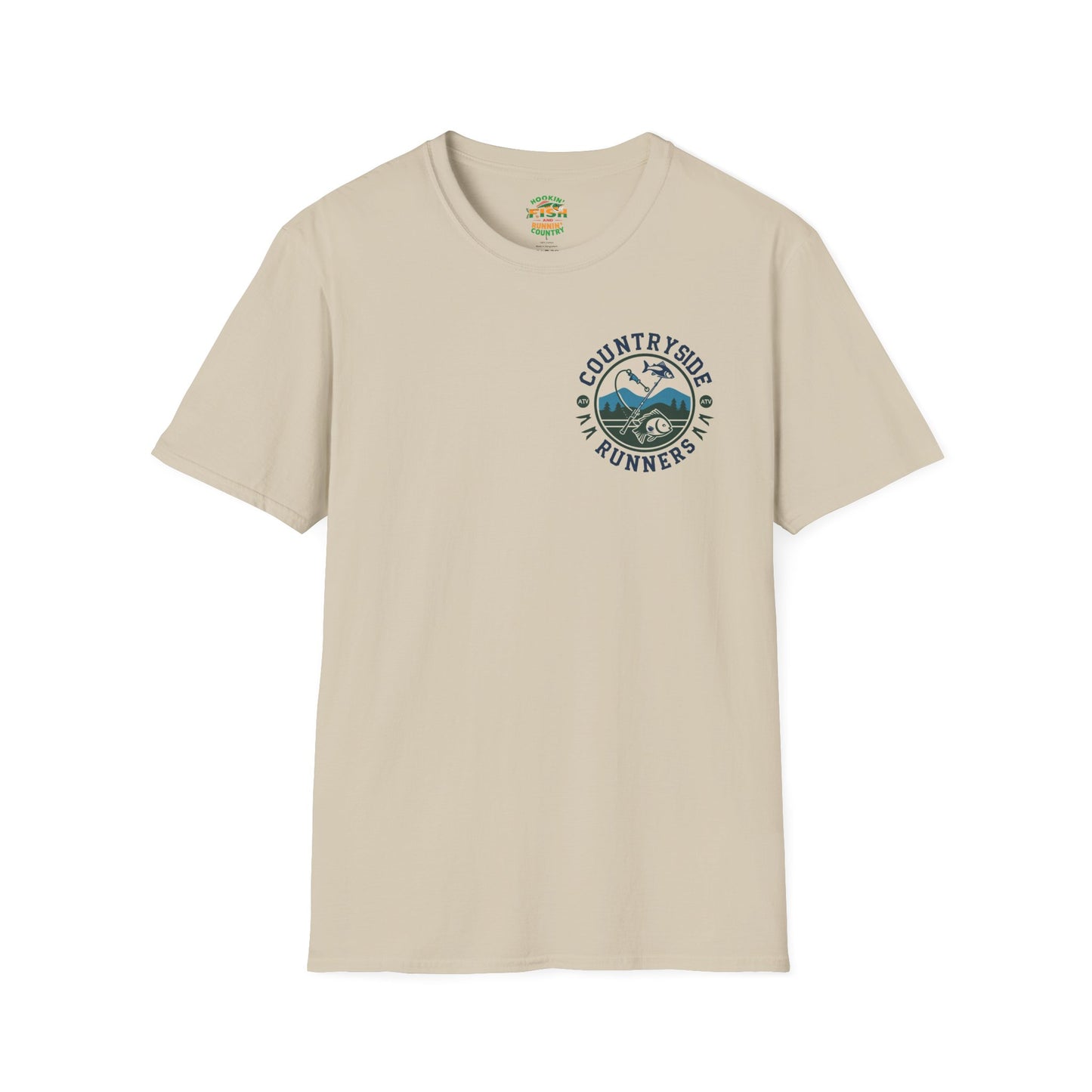 Hooked- Countryside Fishing T-Shirt rods and country