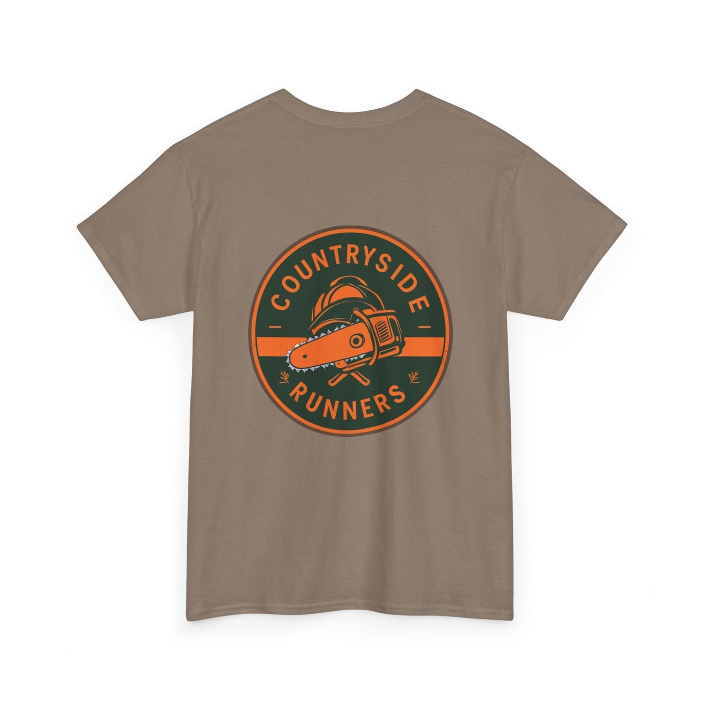 Blue collar line- Countryside Runners Heavy Cotton Tee, Running Shirt, Unisex T-Shirt, Sports Apparel, Outdoor Activity Gear, Gift for Runners