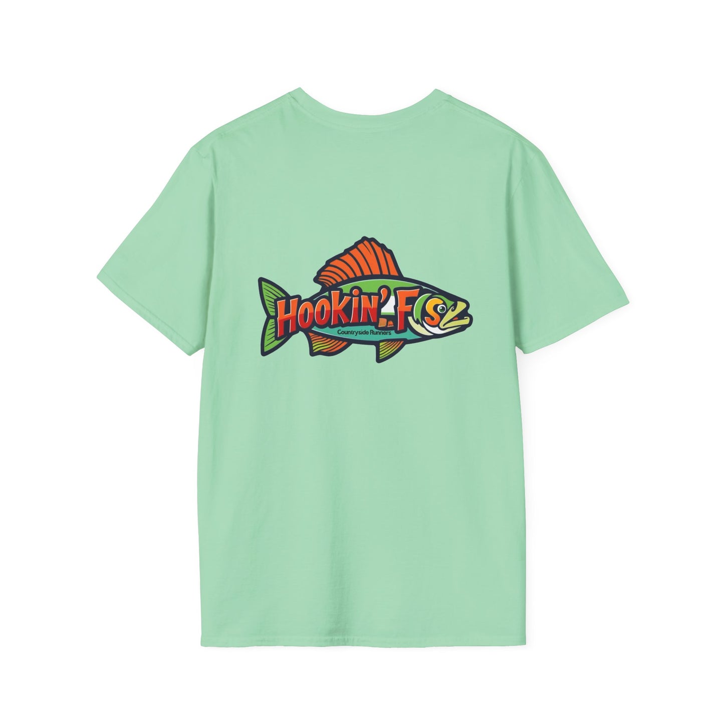 Hooked- Countryside Fishing T-Shirt rods and country
