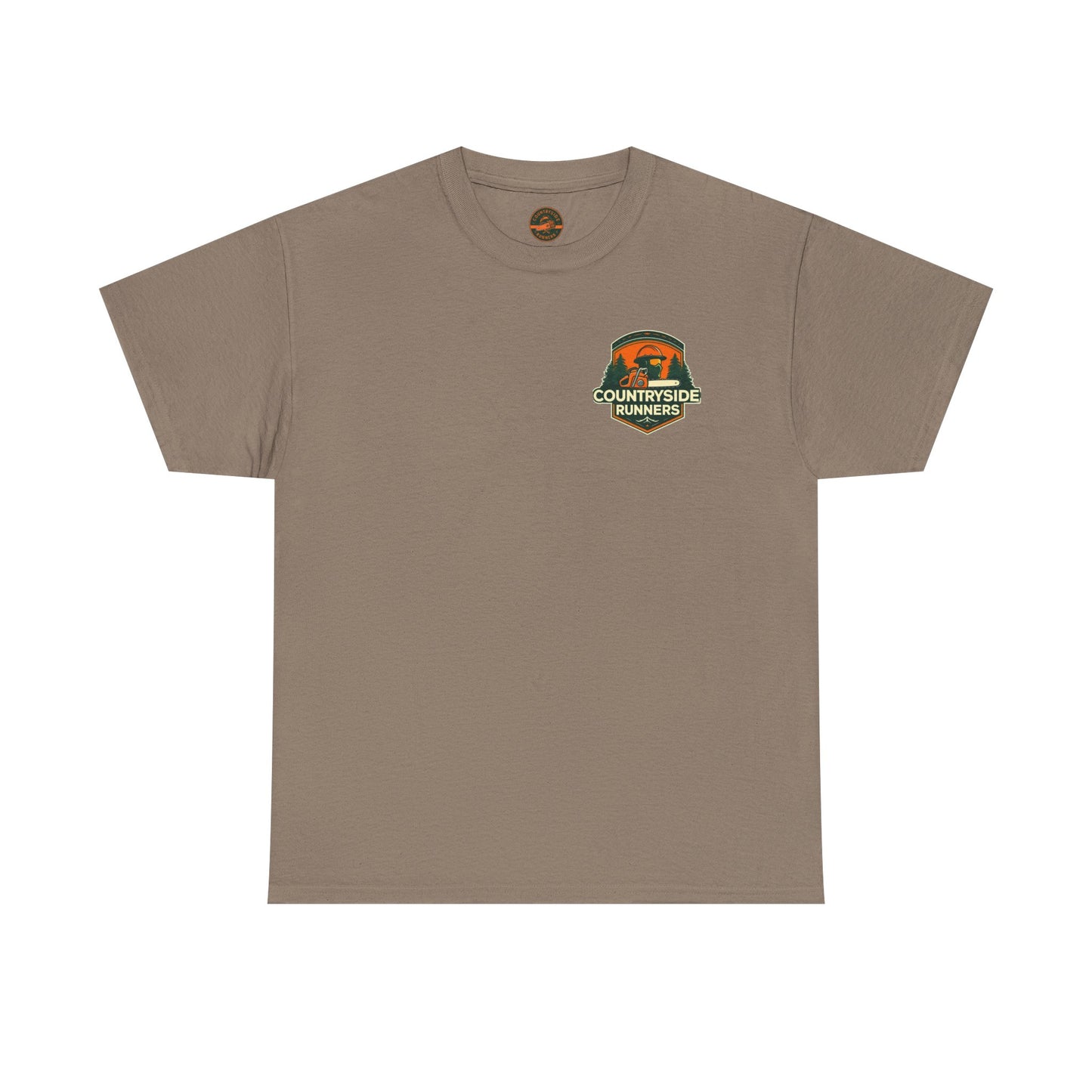 Blue collar line- Countryside Runners Heavy Cotton Tee, Running Shirt, Unisex T-Shirt, Sports Apparel, Outdoor Activity Gear, Gift for Runners