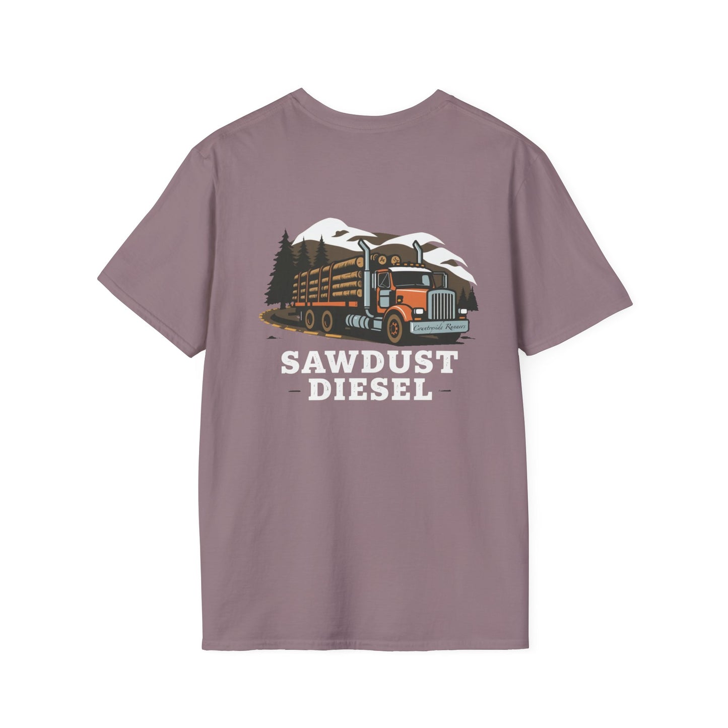 Sawdust Diesel blue collar built Unisex T-Shirt - Blue Collar Countryside Runners Merch