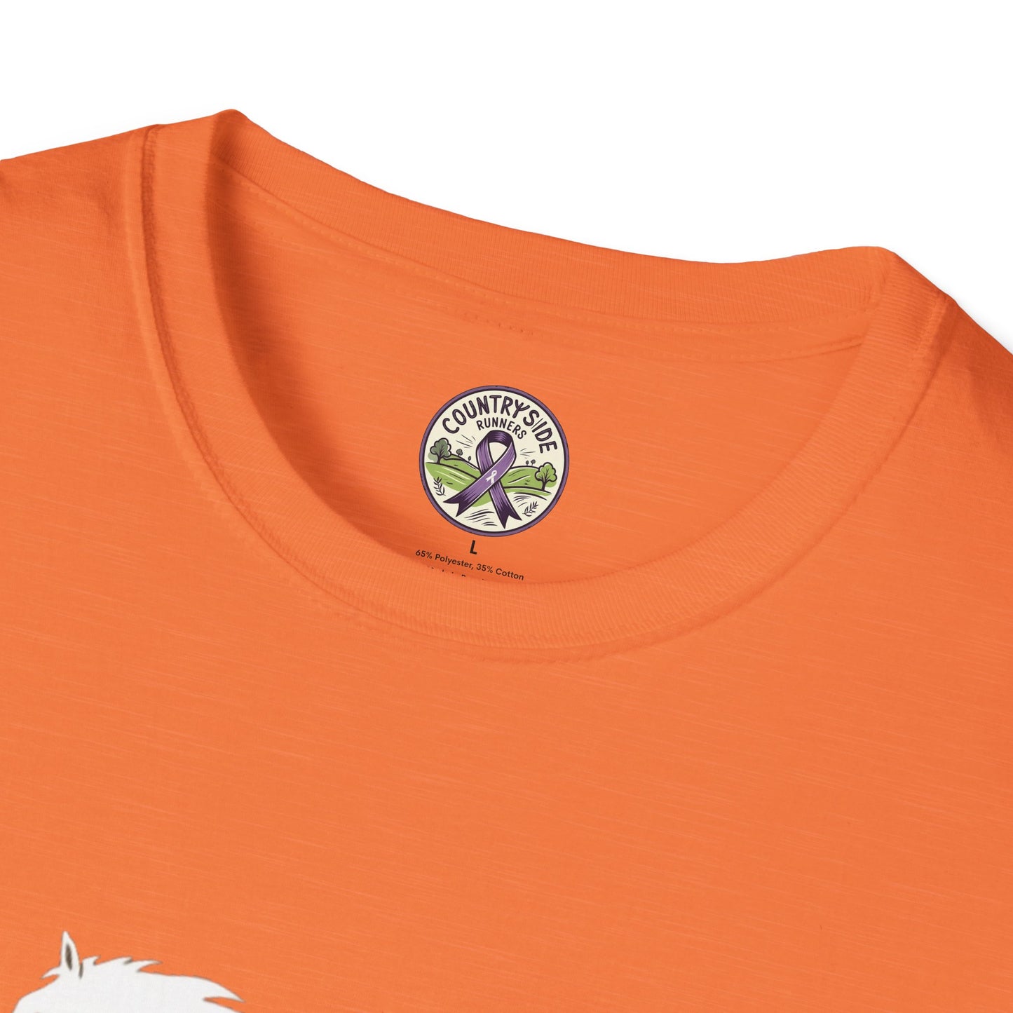 Alley Cat Vigue Equine LLC Merch for Countryside Runners- soft style t-shirt