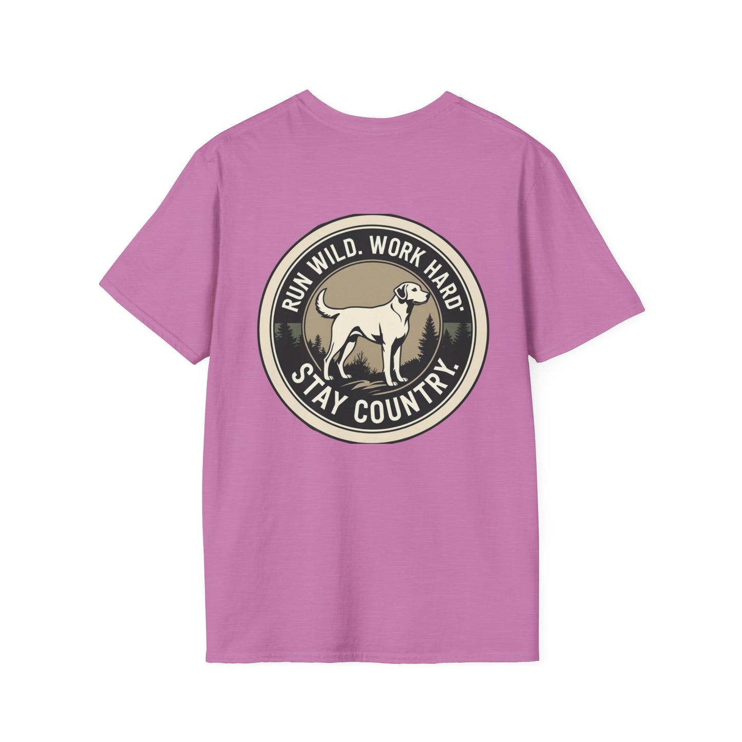 Countryside Runners Unisex Softstyle T-Shirt | Outdoor Adventure Tee, Nature Lover Shirt, Gift for Dog Owners, Running Apparel, Casual Wear