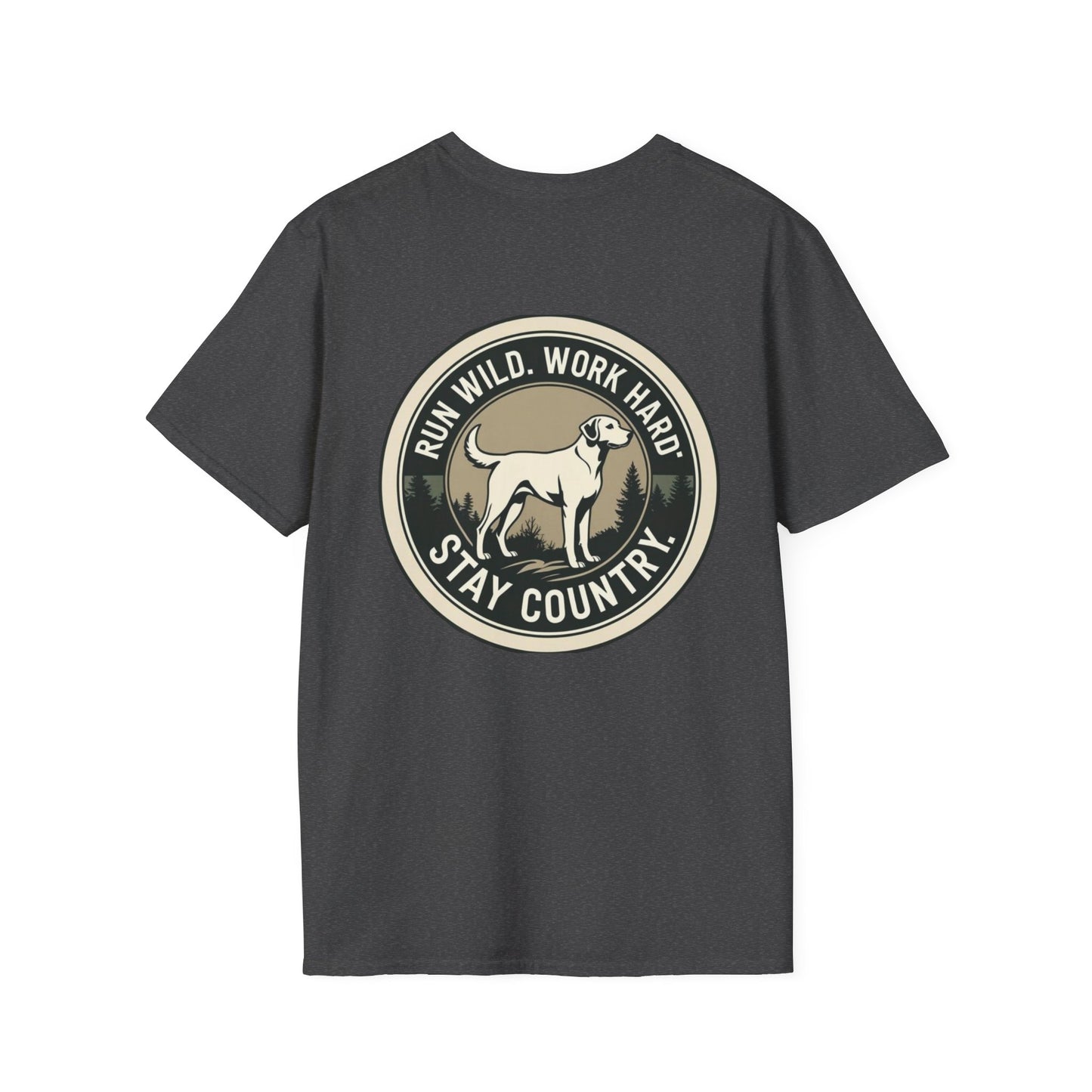 Countryside Runners Unisex Softstyle T-Shirt | Outdoor Adventure Tee, Nature Lover Shirt, Gift for Dog Owners, Running Apparel, Casual Wear