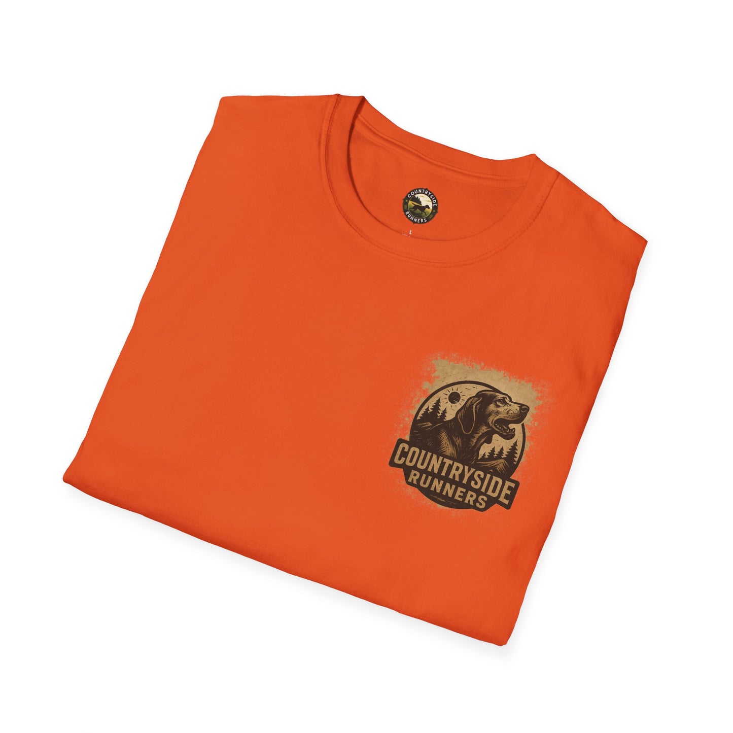 Countryside Runners Unisex Softstyle T-Shirt - Perfect for Dog Lovers, Runners, Outdoor Adventures, Gifts, Casual Wear