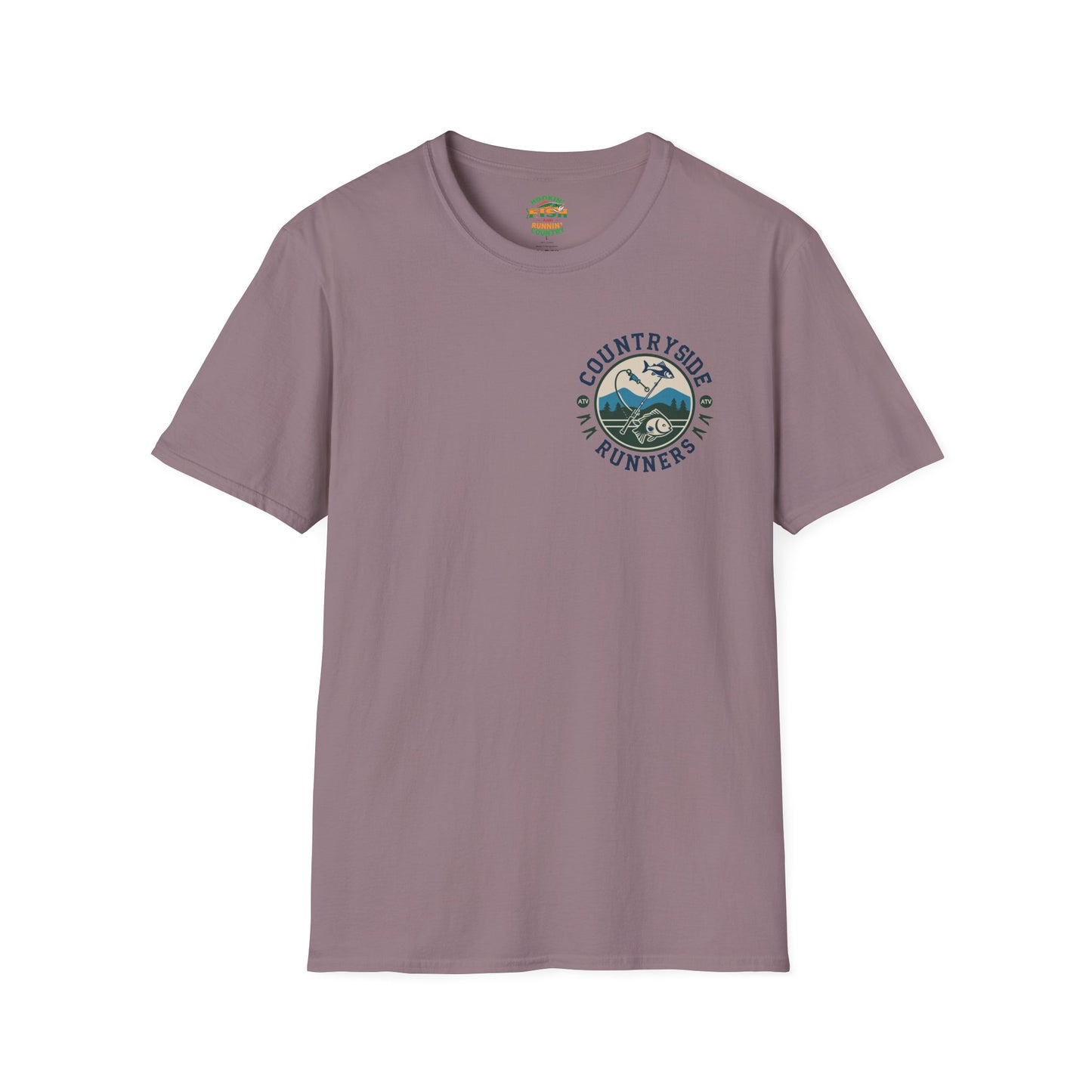 Hooked- Countryside Fishing T-Shirt rods and country