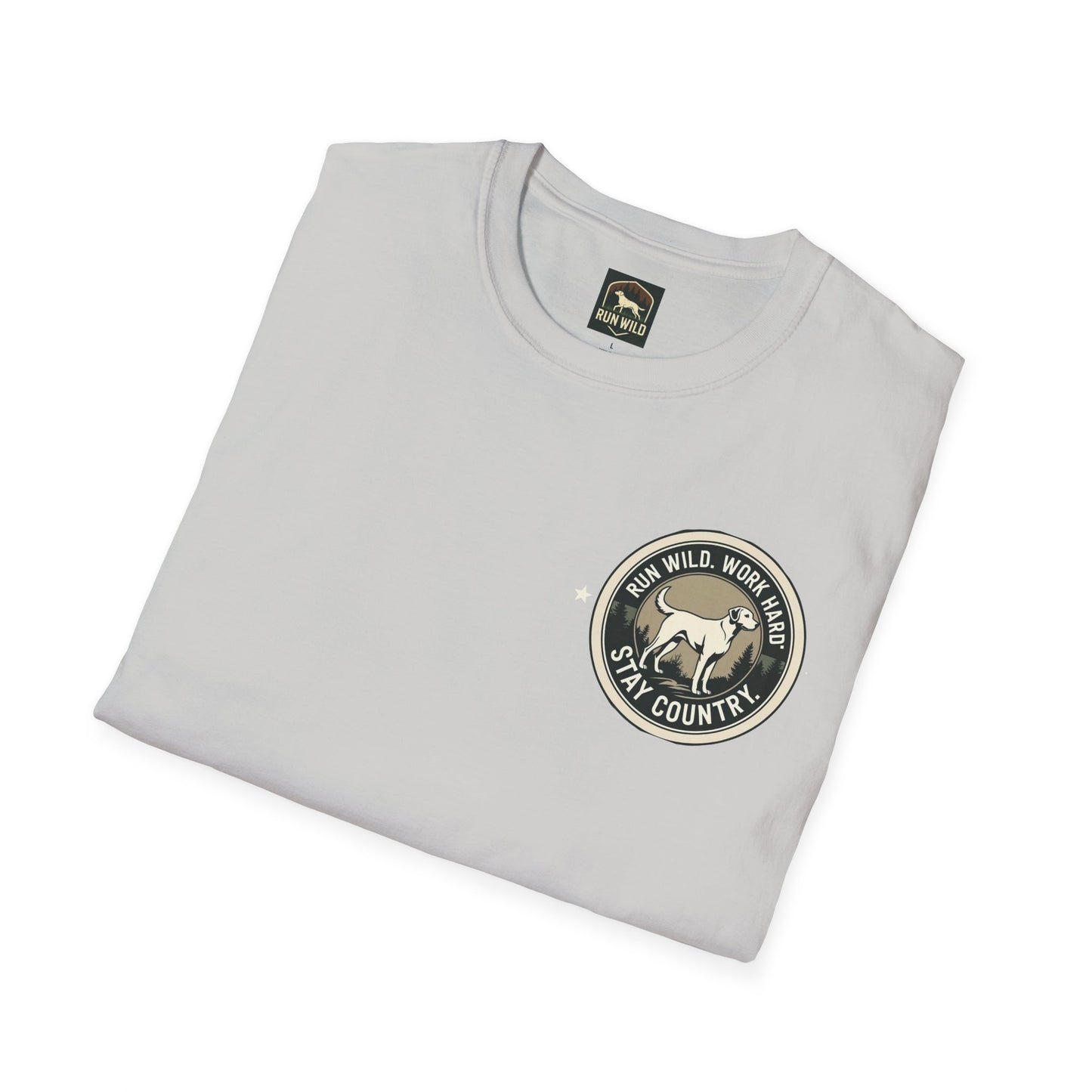 Unisex Softstyle T-Shirt featuring Outdoor Dog & Running Themes | Perfect Gift for Dog Lovers, Runners, Outdoor Enthusiasts, [...]