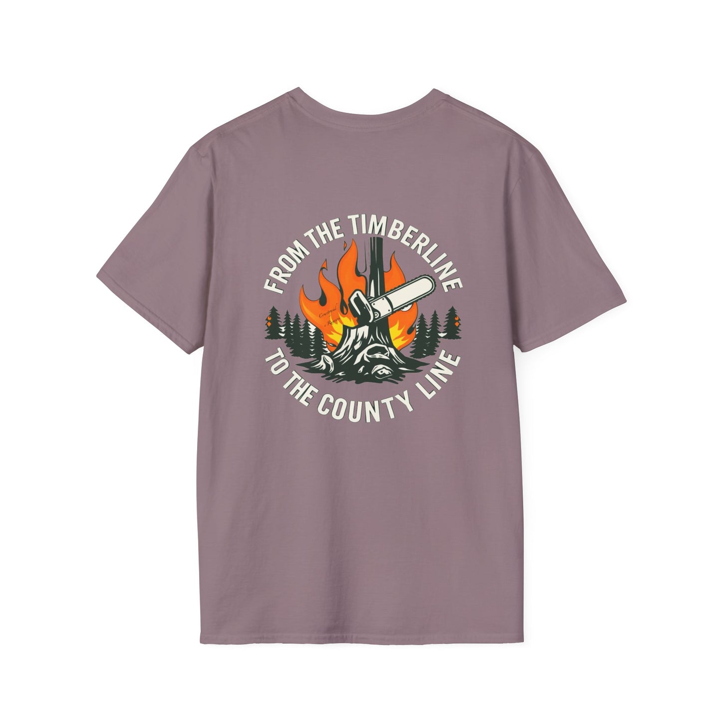 Timberline to countyline blue collar built Unisex T-Shirt - Blue Collar Countryside Runners Merch