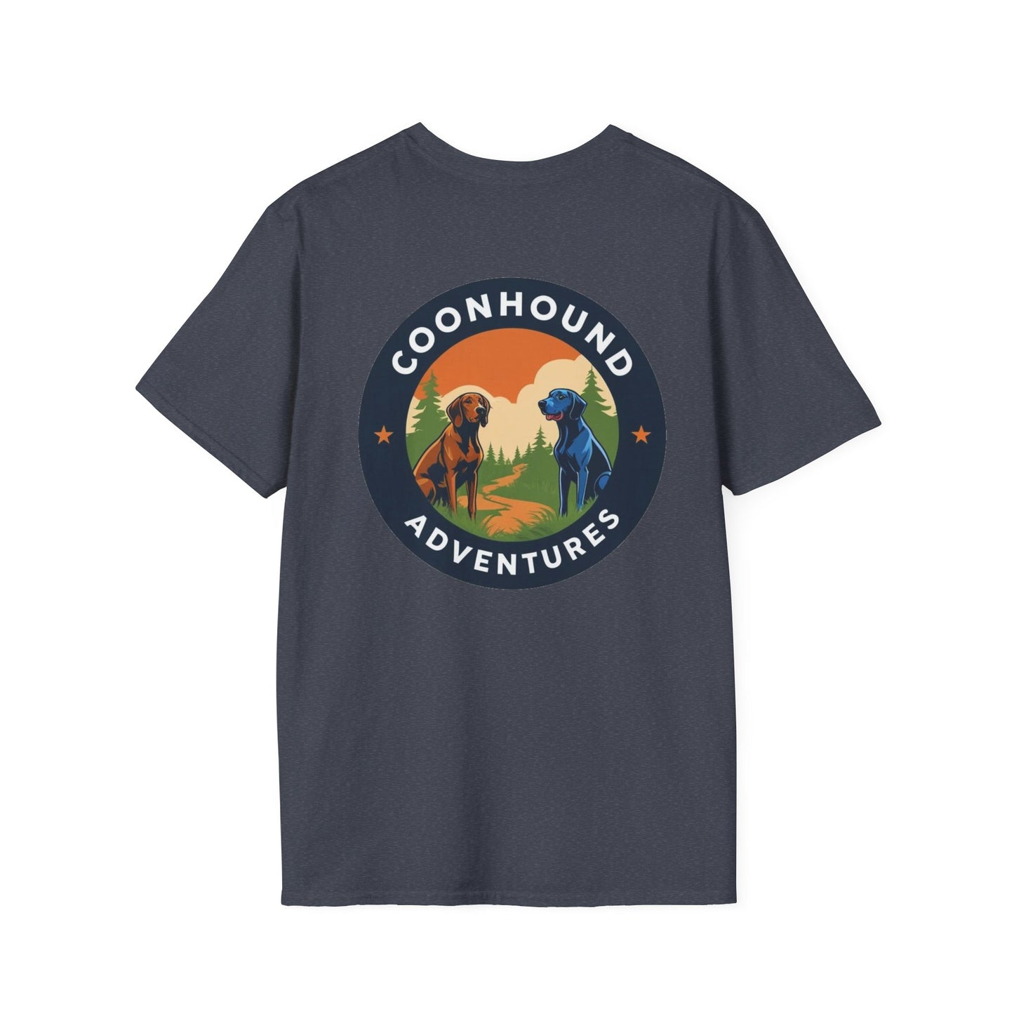 Coonhound Adventure T-Shirt, Dog Lover's Tee, Outdoor Enthusiast Gift, Animal Lover Apparel, Hiking Shirt, Nature Explorer Top