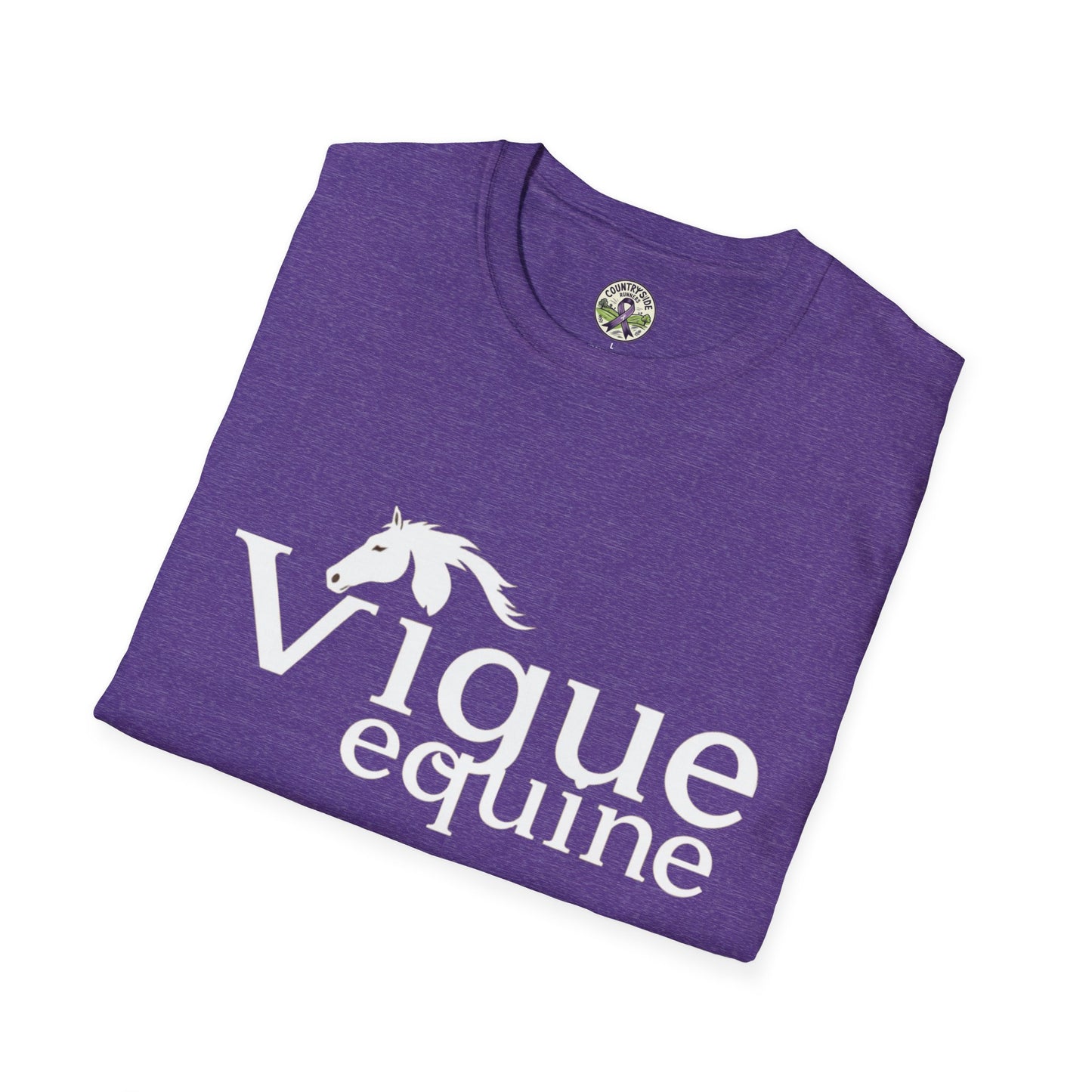Alley Cat Vigue Equine LLC Merch for Countryside Runners- soft style t-shirt