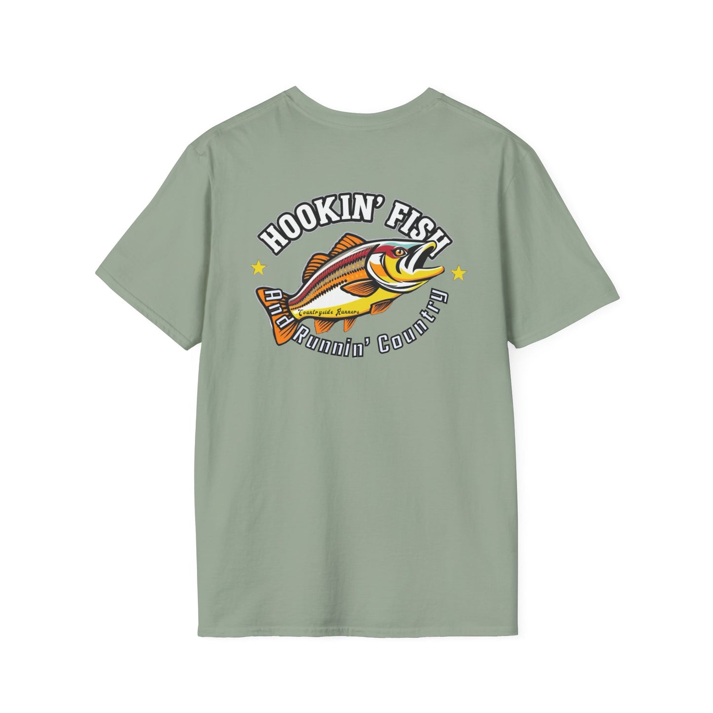 Countryside Fishing T-Shirt - rods and country