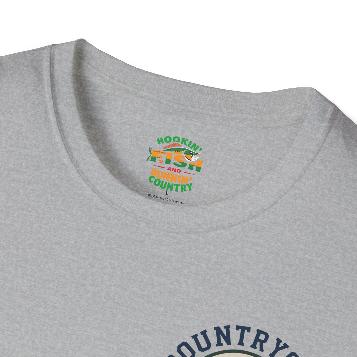 Hooked- Countryside Fishing T-Shirt rods and country