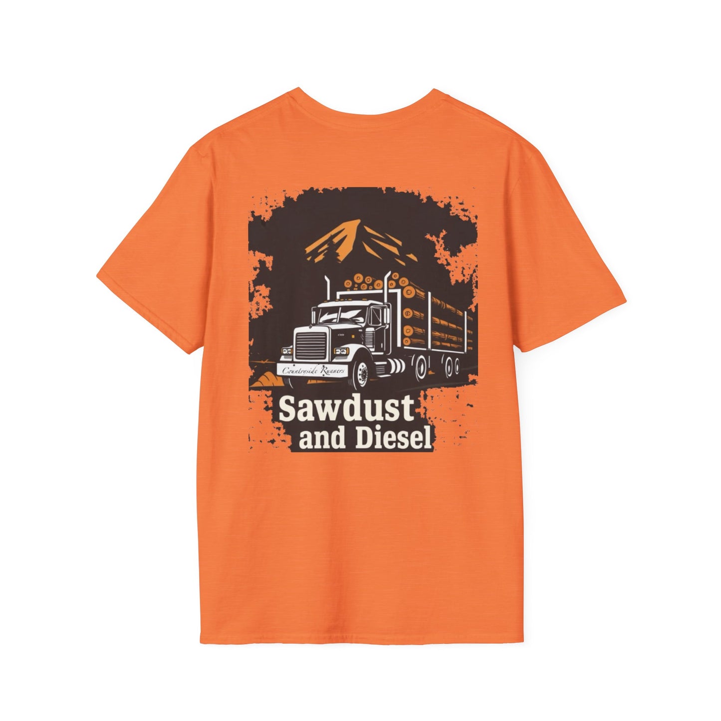 Sawdust and Diesel blue collar built T-Shirt