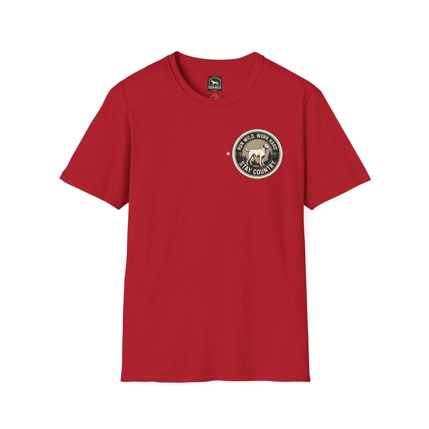 Unisex Softstyle T-Shirt featuring Outdoor Dog & Running Themes | Perfect Gift for Dog Lovers, Runners, Outdoor Enthusiasts, [...]