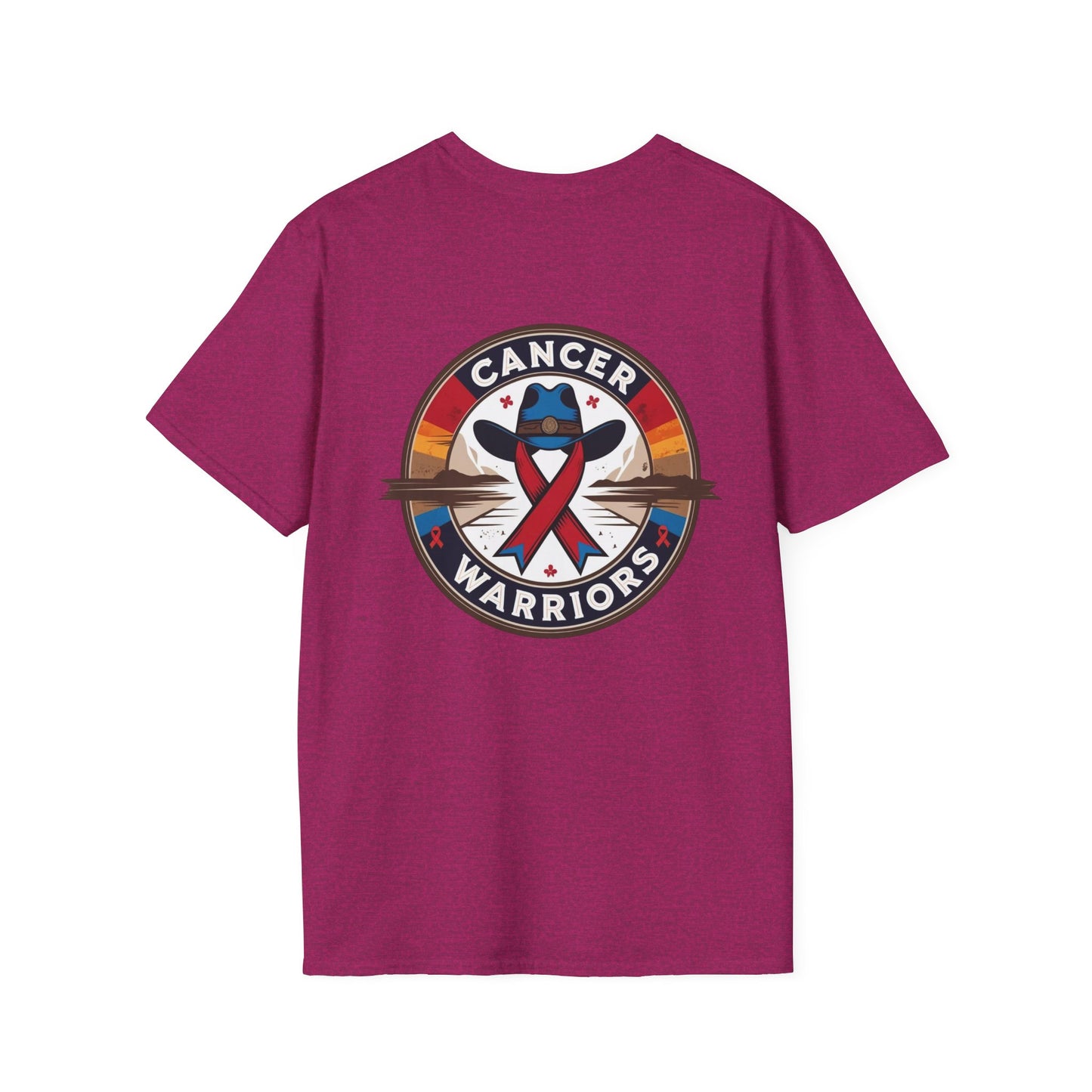 Cancer Warriors Unisex T-Shirt | Softstyle Tee for Support & Awareness, Gift for Fighters, Survivors, Fundraisers, Motivational Wear