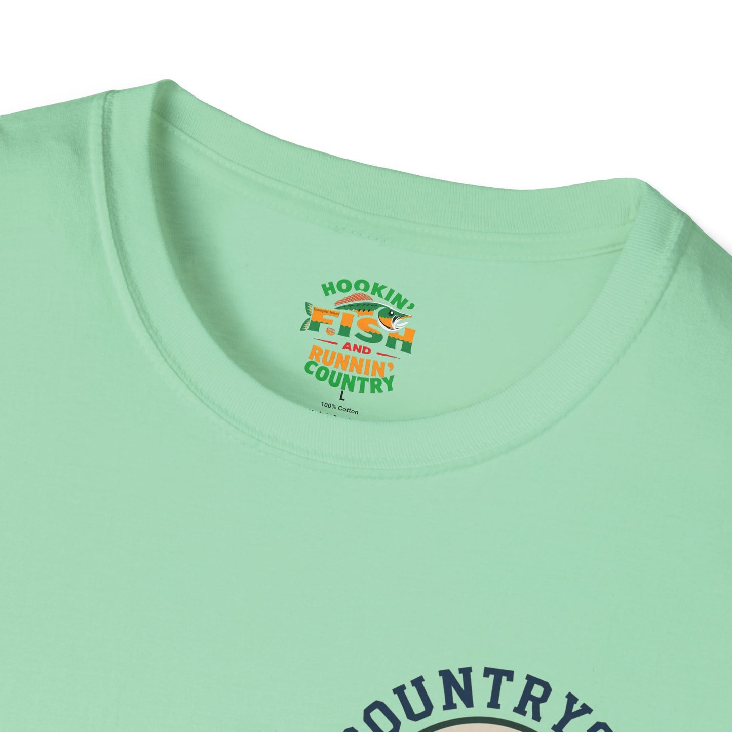 Hooked- Countryside Fishing T-Shirt rods and country