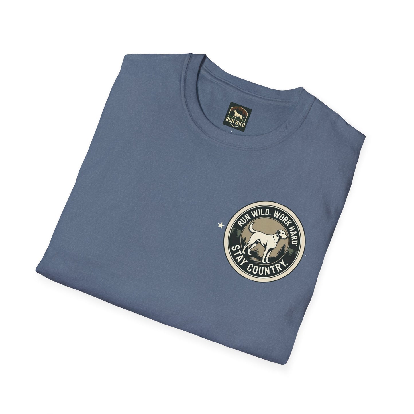 Unisex Softstyle T-Shirt featuring Outdoor Dog & Running Themes | Perfect Gift for Dog Lovers, Runners, Outdoor Enthusiasts, [...]