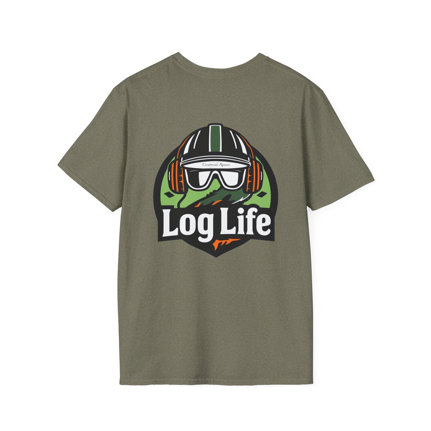 Logging life blue collar built T-Shirt