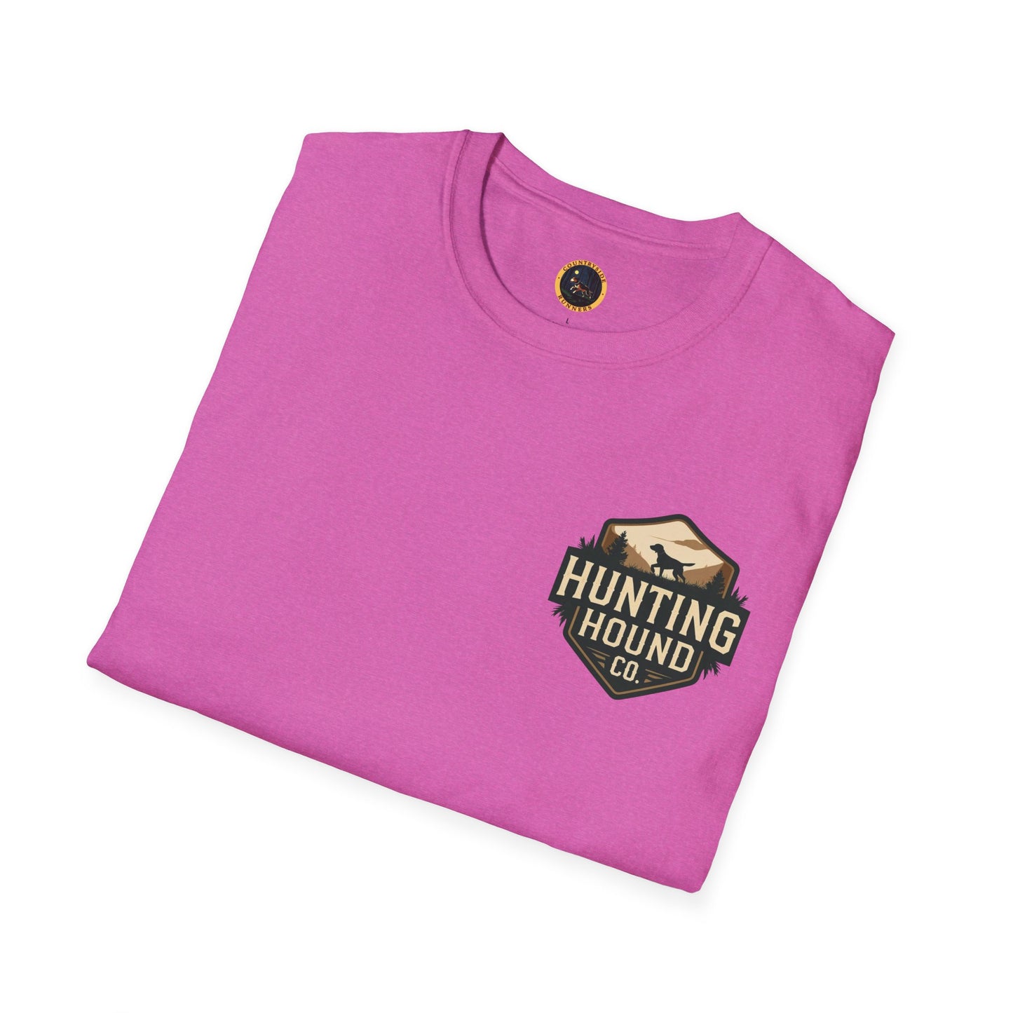 Countryside Runners Unisex Softstyle T-Shirt, Outdoor Tee, Dog Lovers Gift, Hunting Hound Apparel, Nature Themed Shirt, Animal Print T-Shirt