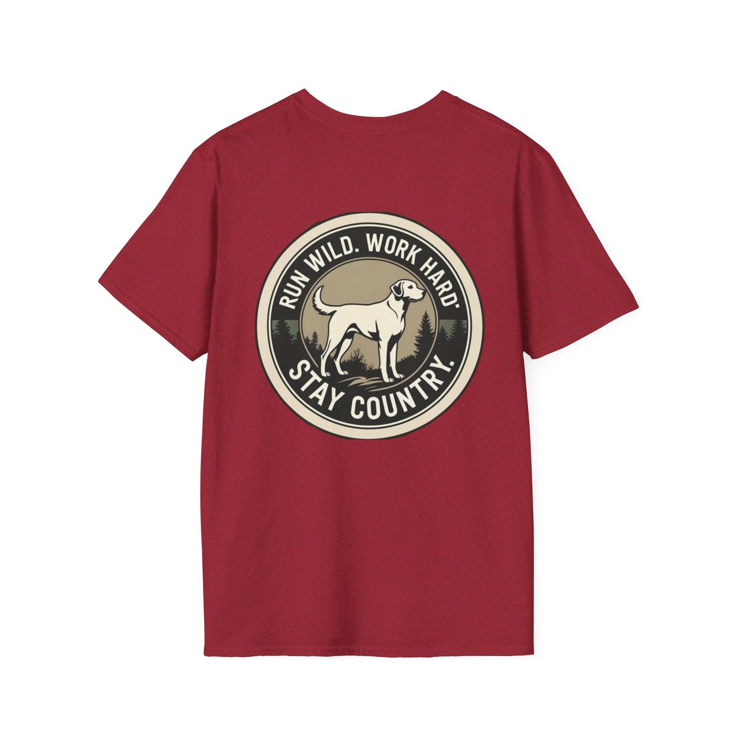 Countryside Runners Unisex Softstyle T-Shirt | Outdoor Adventure Tee, Nature Lover Shirt, Gift for Dog Owners, Running Apparel, Casual Wear