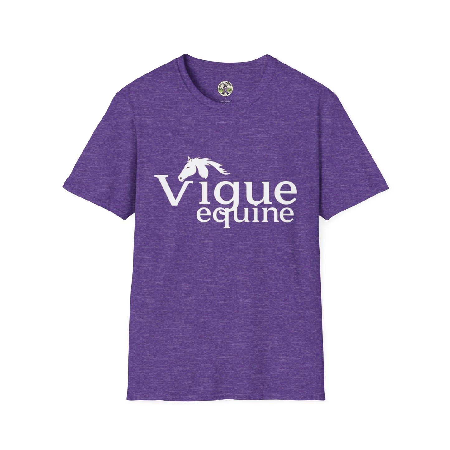 Alley Cat Vigue Equine LLC Merch for Countryside Runners- soft style t-shirt