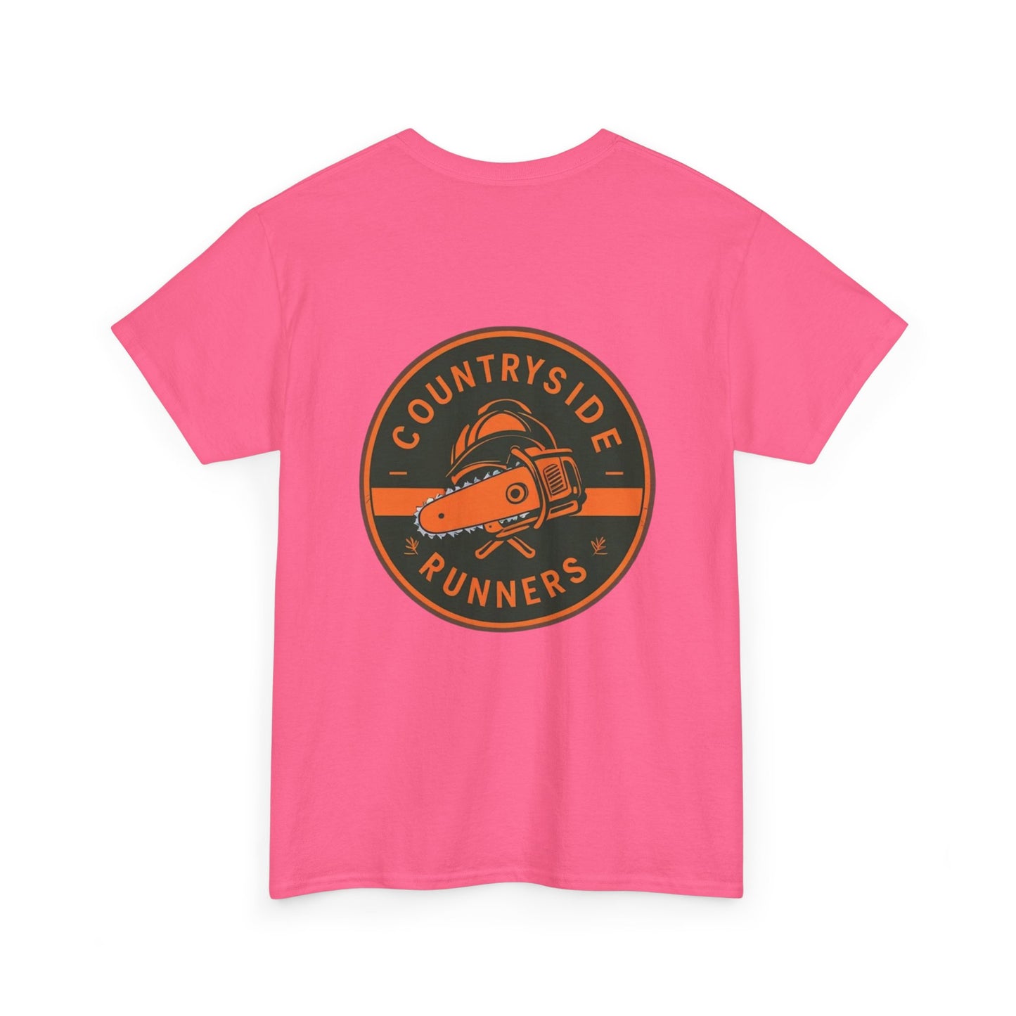 Blue collar line- Countryside Runners Heavy Cotton Tee, Running Shirt, Unisex T-Shirt, Sports Apparel, Outdoor Activity Gear, Gift for Runners