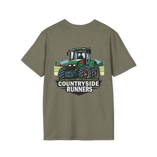Countryside Runners T-Shirt, Farm Tee, Tractor Shirt, Softstyle Unisex Tee, Outdoor Apparel, Gift for Farmers