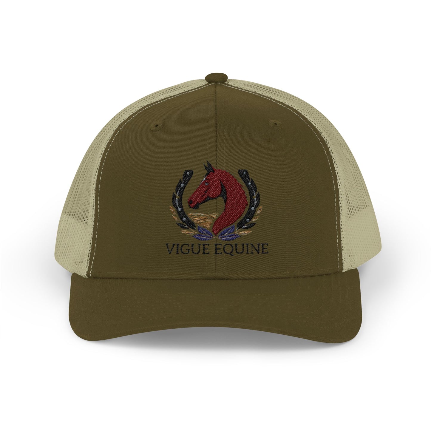 Vigue equine LLC Equestrian Snapback Trucker Cap, Adjustable Horse Rider Hat, Outdoor Sports Cap, Gift for Horse Lovers, Fun Western Style Headwear