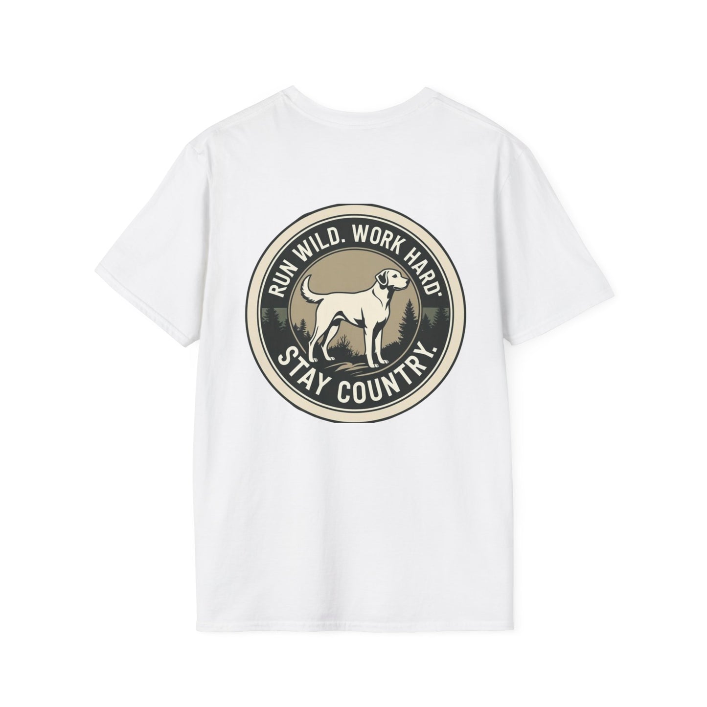 Countryside Runners Unisex Softstyle T-Shirt | Outdoor Adventure Tee, Nature Lover Shirt, Gift for Dog Owners, Running Apparel, Casual Wear
