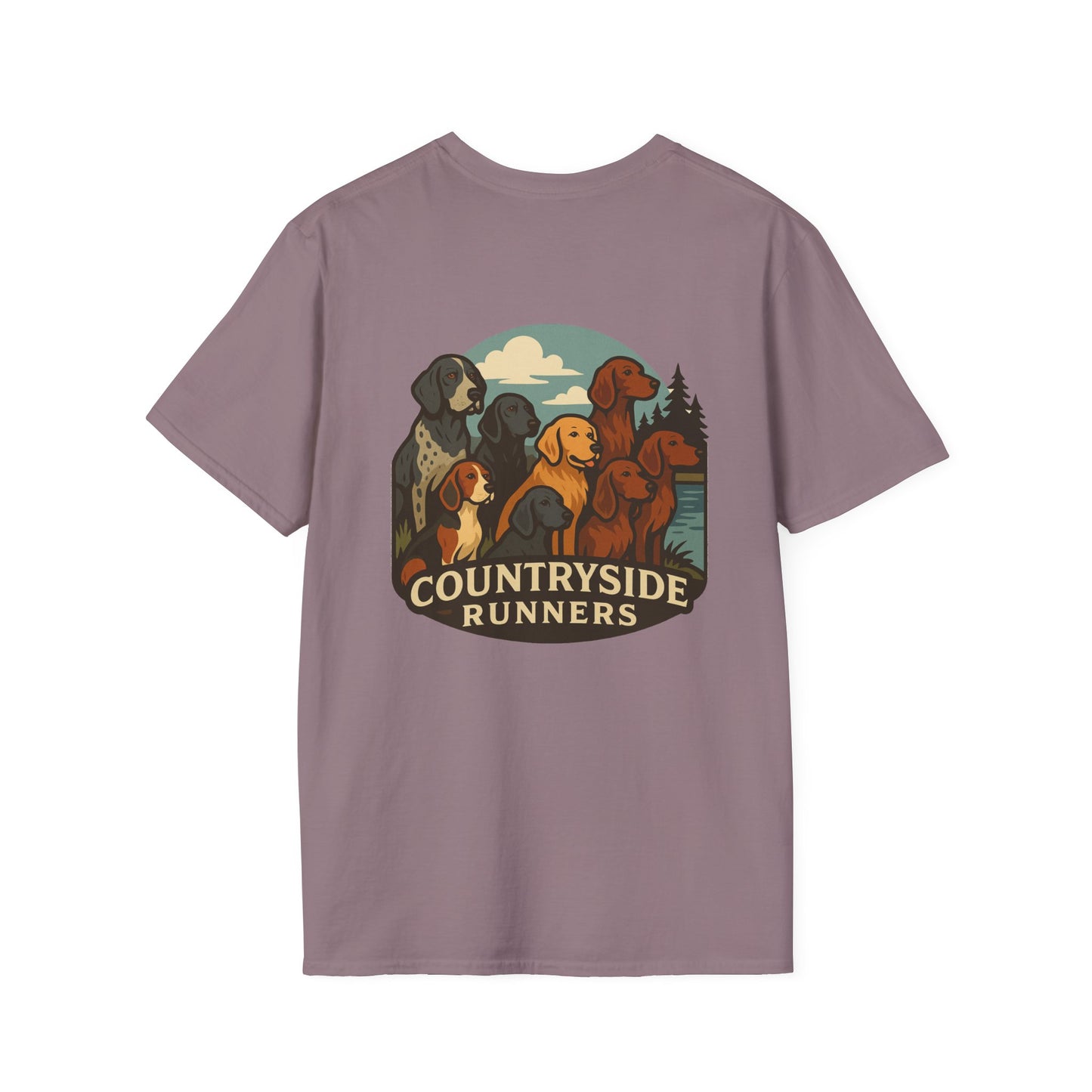Dog Runners T-Shirt, Perfect Gift for Hunters, Outdoor Enthusiasts, Casual Wear, Wildlife Lovers, Adventure Apparel