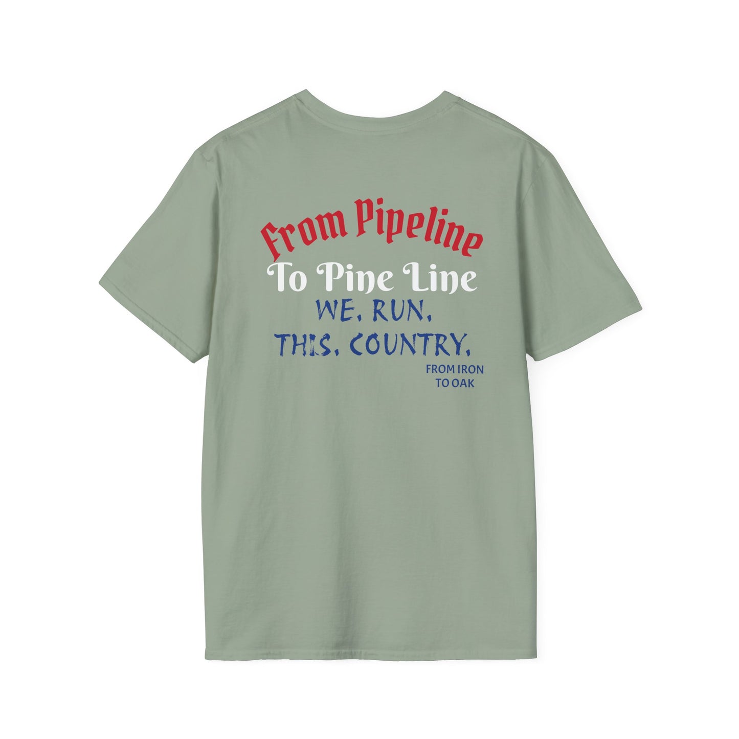 Pipeline to Pineline Countryside Runners brand T-shirt