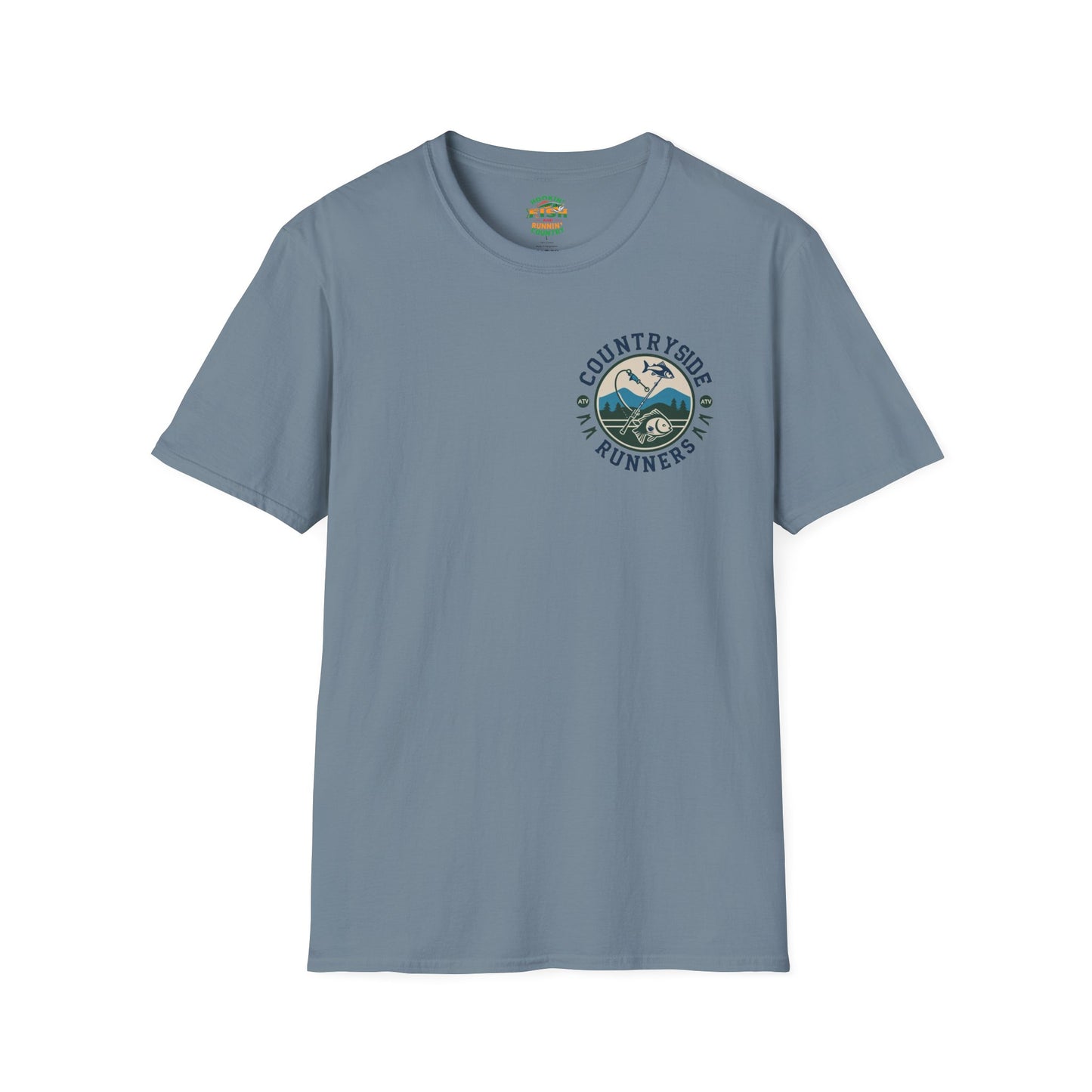 Hooked- Countryside Fishing T-Shirt rods and country