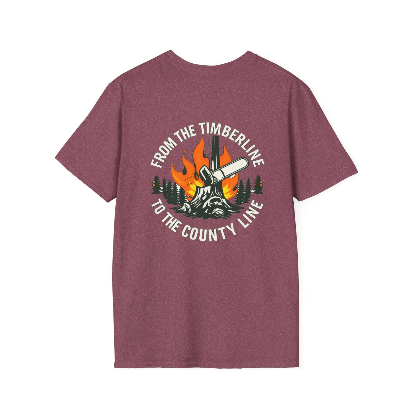 Timberline to countyline blue collar built Unisex T-Shirt - Blue Collar Countryside Runners Merch