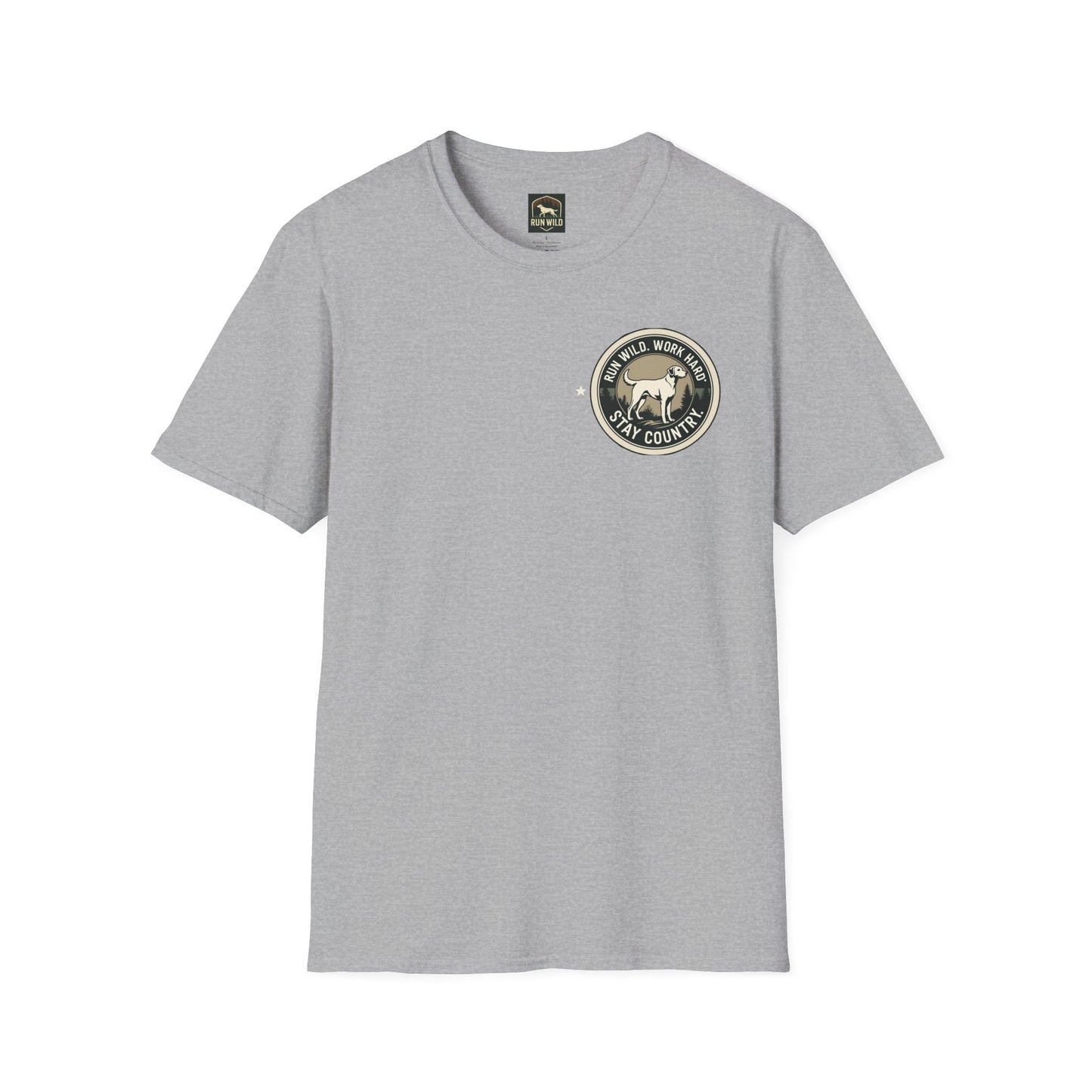 Unisex Softstyle T-Shirt featuring Outdoor Dog & Running Themes | Perfect Gift for Dog Lovers, Runners, Outdoor Enthusiasts, [...]
