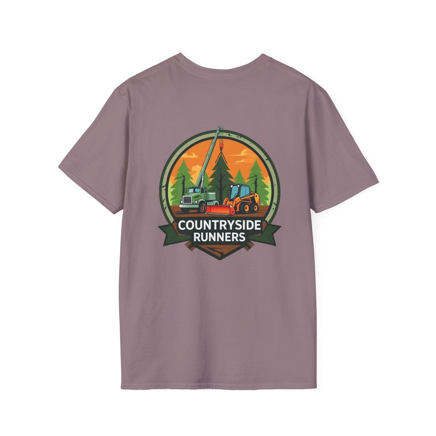 Countryside Runners Blue Collar line Heavy Duty Equipment T-Shirt | Outdoor Adventure Tee, Gift for Nature Lovers, Hiking Apparel, Casual Wear, Eco-Friendly Clothing