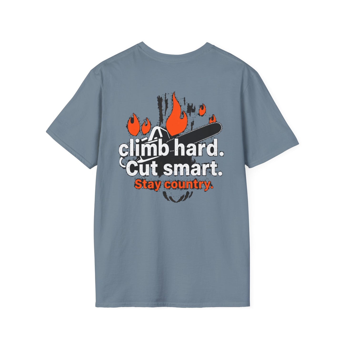 Climb hard cut smart blue collar built Unisex T-Shirt - Blue Collar Countryside Runners Merch