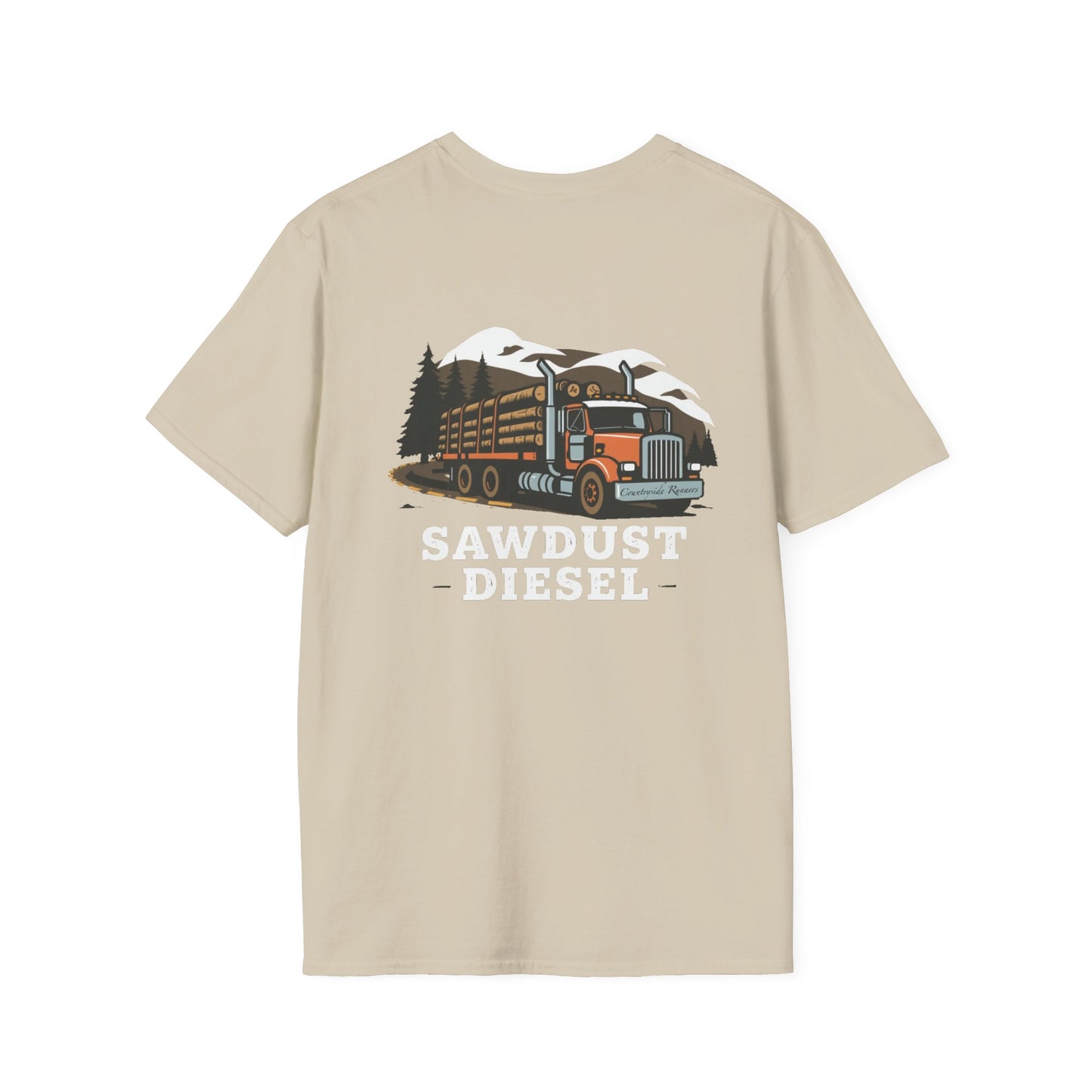 Sawdust Diesel blue collar built Unisex T-Shirt - Blue Collar Countryside Runners Merch