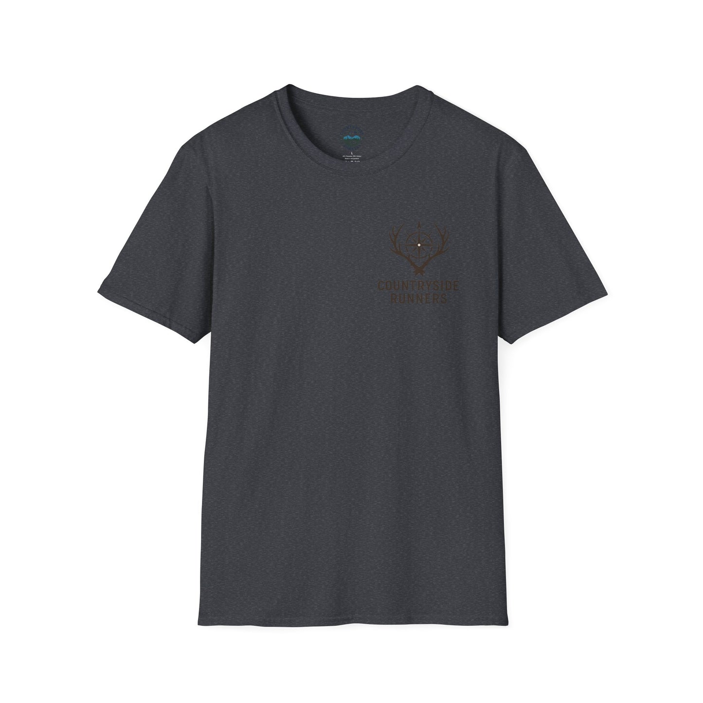 Countryside Runners T-Shirt, Rustic Outdoor Apparel, Gift for Dog Lovers, Hiking Shirt, Country Life Fashion