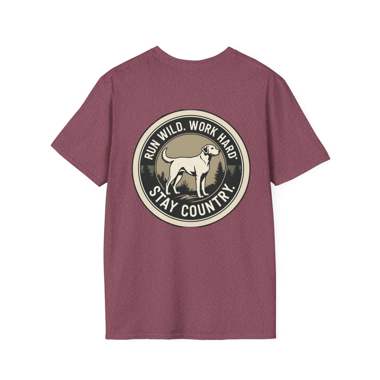 Countryside Runners Unisex Softstyle T-Shirt | Outdoor Adventure Tee, Nature Lover Shirt, Gift for Dog Owners, Running Apparel, Casual Wear