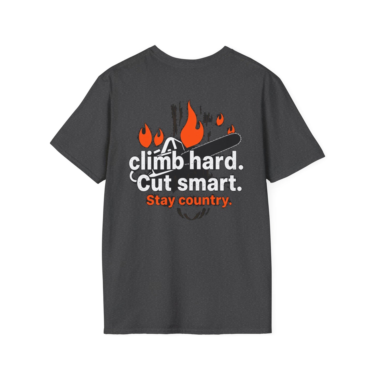 Climb hard cut smart blue collar built Unisex T-Shirt - Blue Collar Countryside Runners Merch