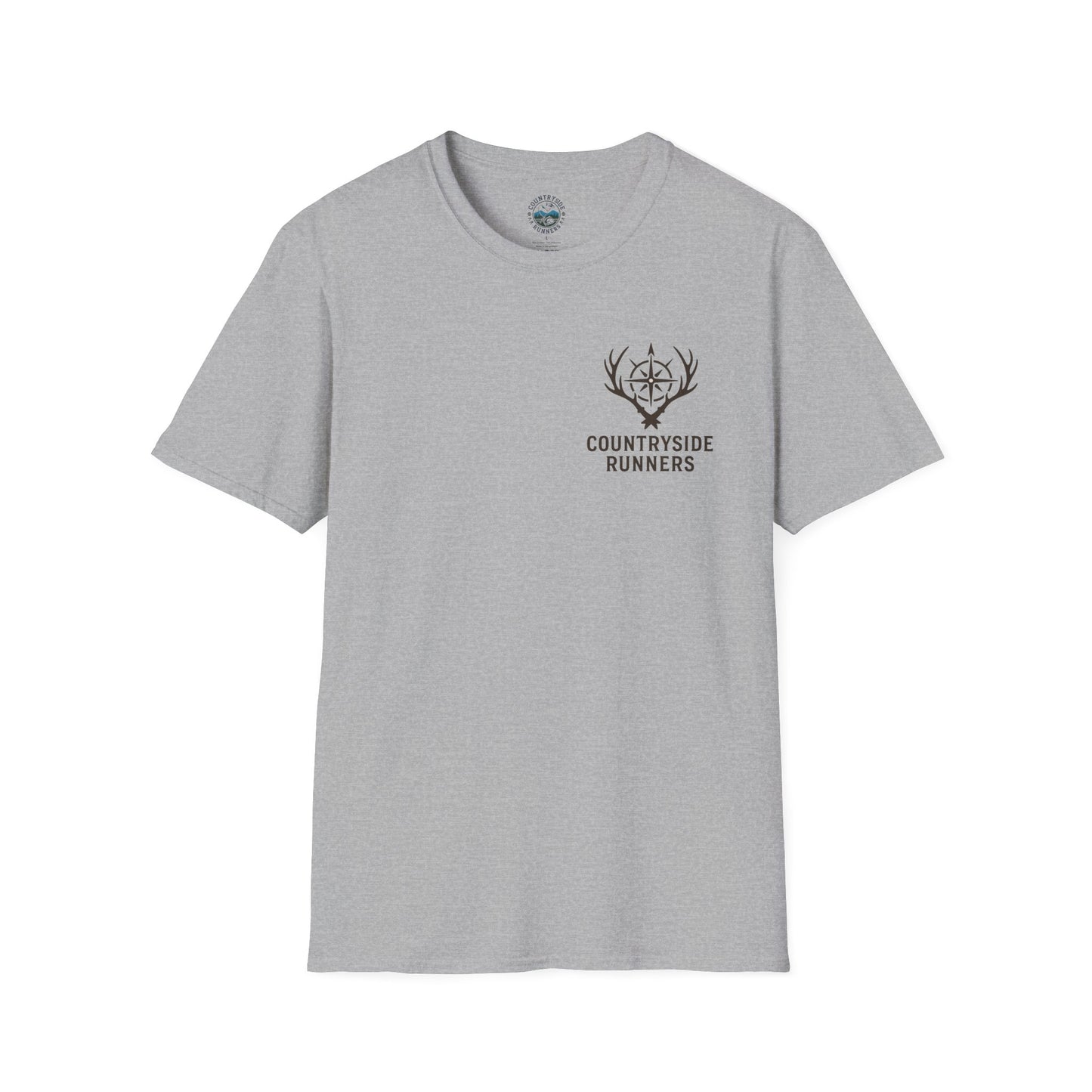 Countryside Runners T-Shirt, Rustic Outdoor Apparel, Gift for Dog Lovers, Hiking Shirt, Country Life Fashion