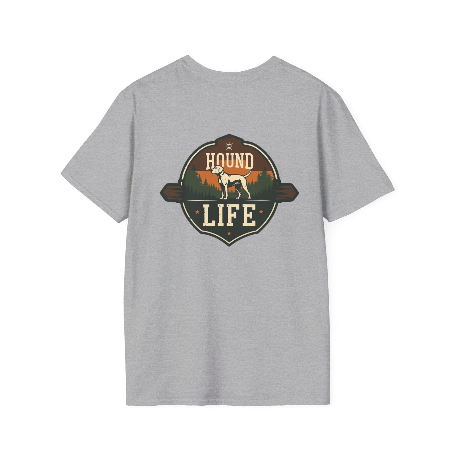 Hound Life Unisex Softstyle T-Shirt, Dog Lover Tee, Gift for Pet Owners, Casual Wear, Outdoor Adventure Shirt