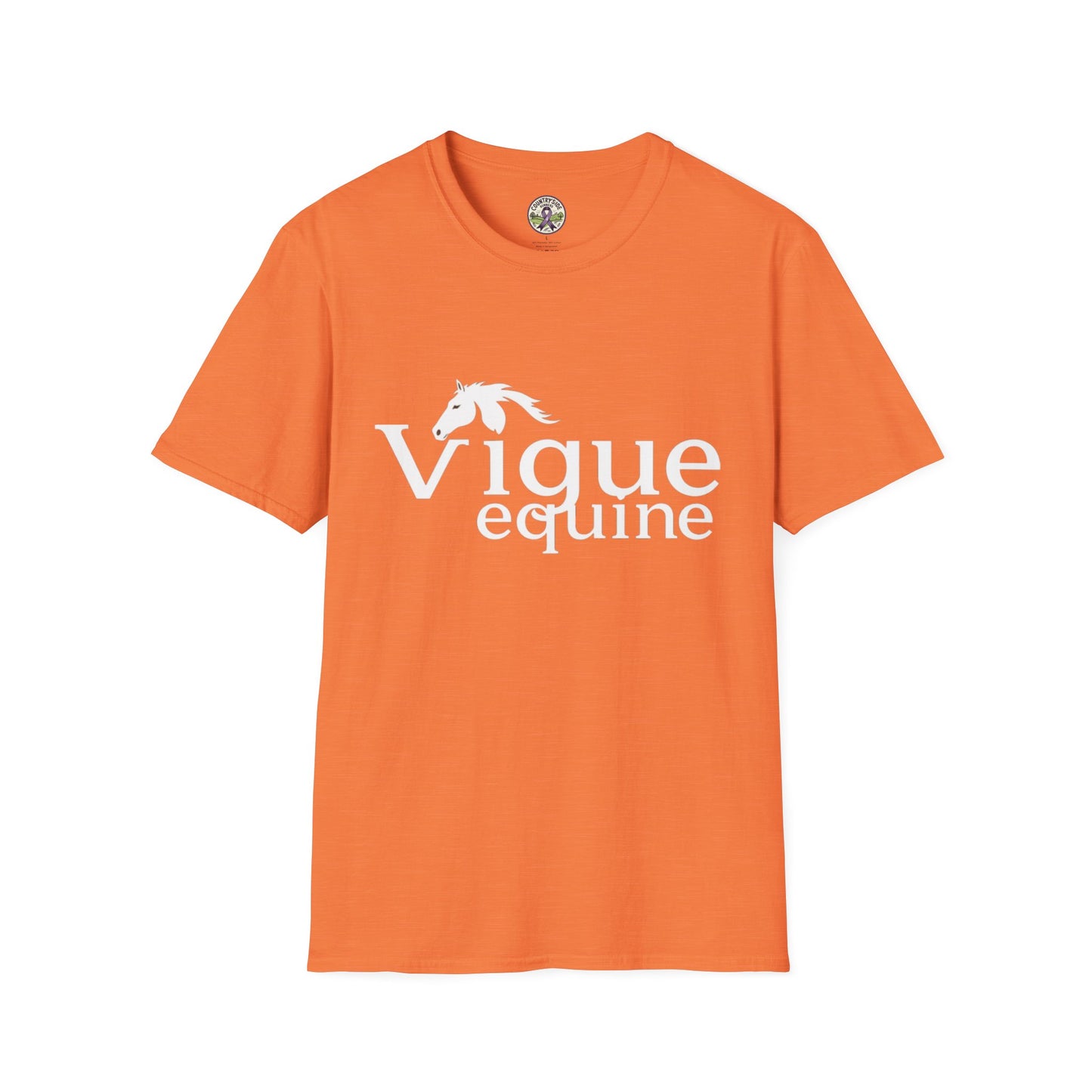 Alley Cat Vigue Equine LLC Merch for Countryside Runners- soft style t-shirt