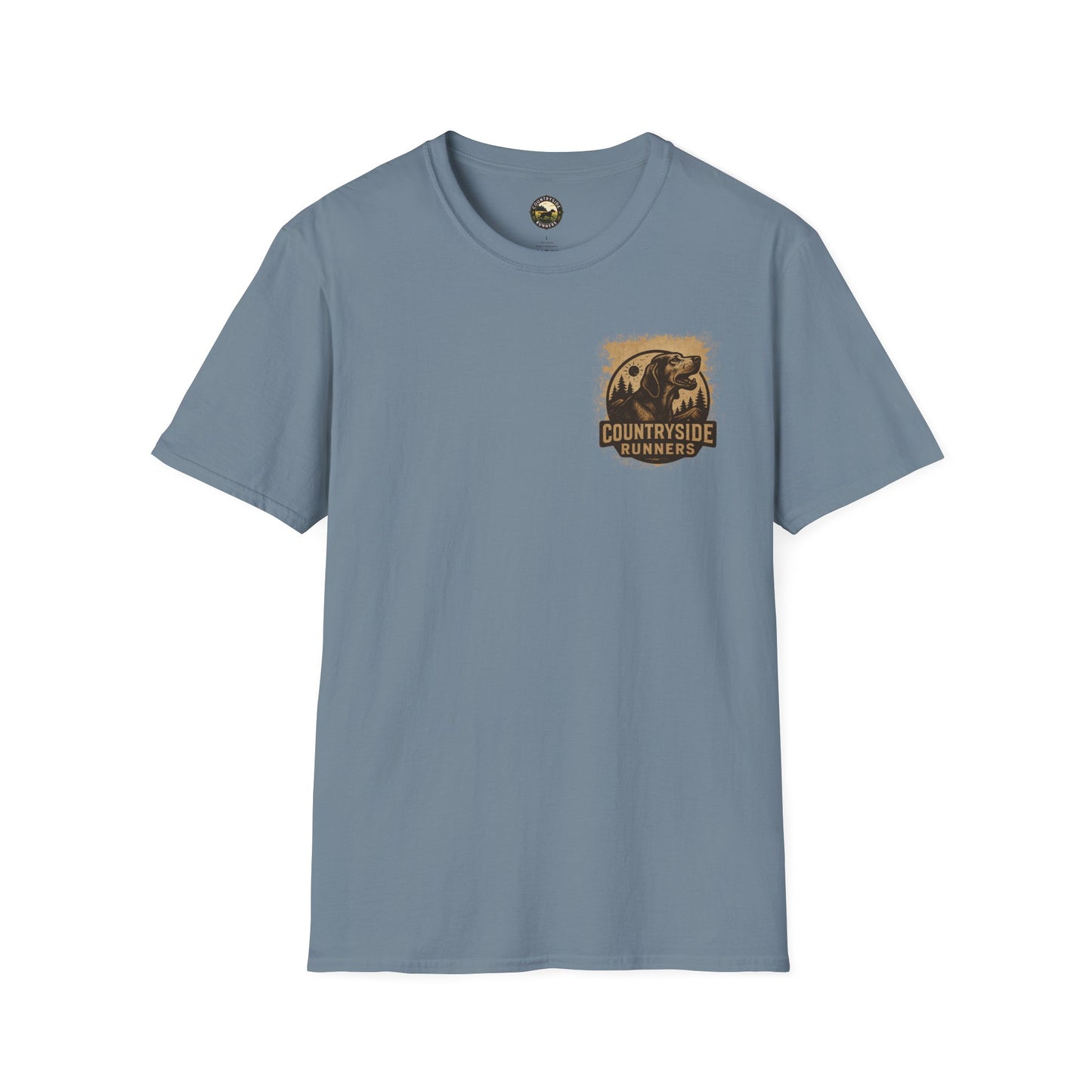 Countryside Runners Unisex Softstyle T-Shirt - Perfect for Dog Lovers, Runners, Outdoor Adventures, Gifts, Casual Wear