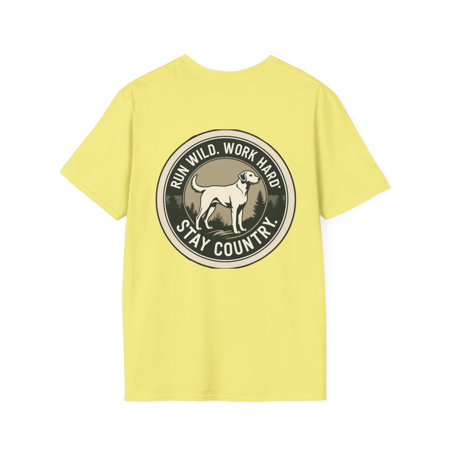 Countryside Runners Unisex Softstyle T-Shirt | Outdoor Adventure Tee, Nature Lover Shirt, Gift for Dog Owners, Running Apparel, Casual Wear